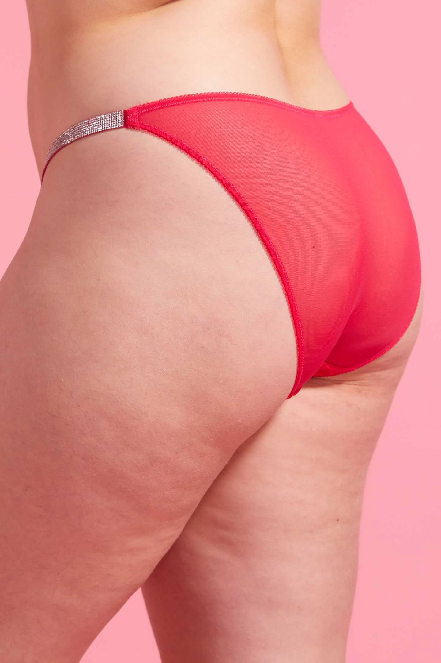 Vixen Lace Bikini Brief Pink
