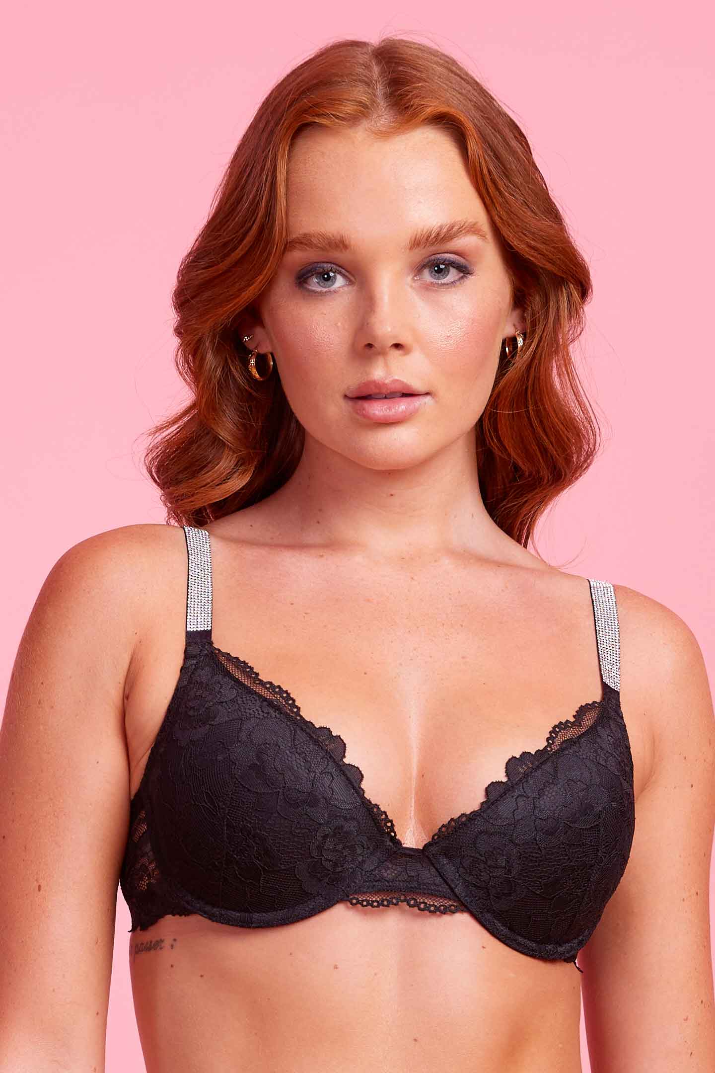 Vixen Lace Bikini Brief Black