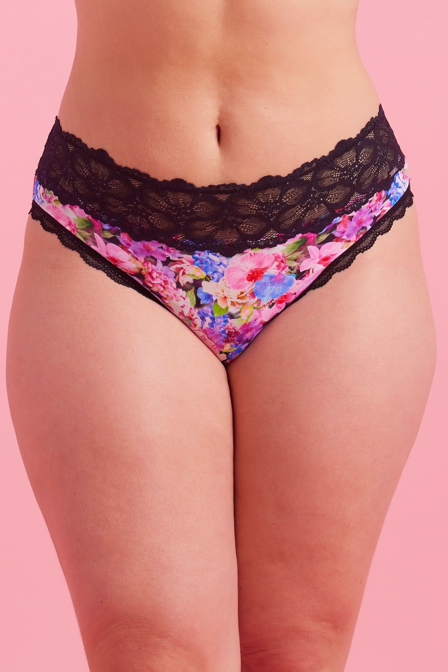 Chloe Microfiber Boyleg Brief Floral