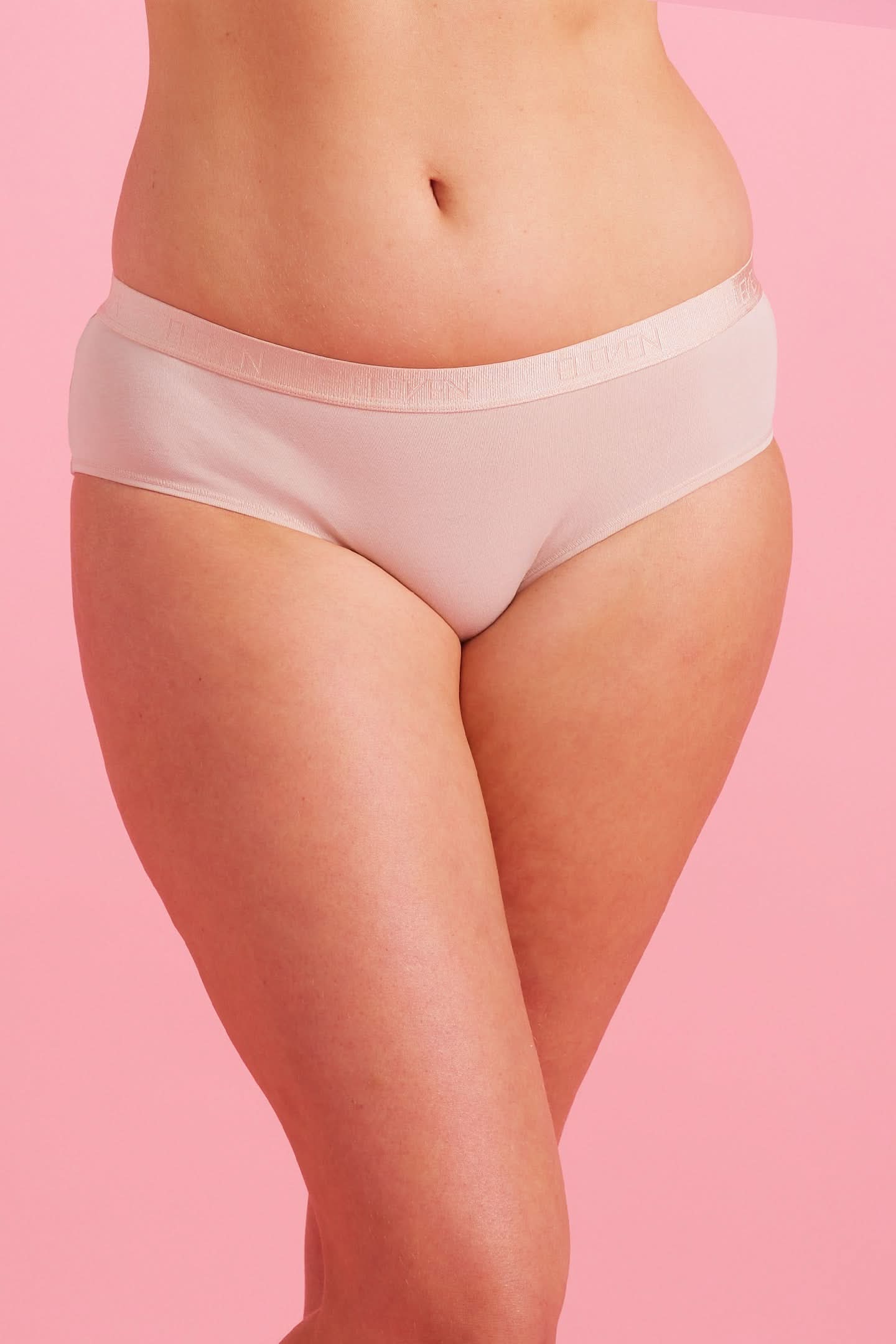 Lily Cotton Boyleg Brief Taupe