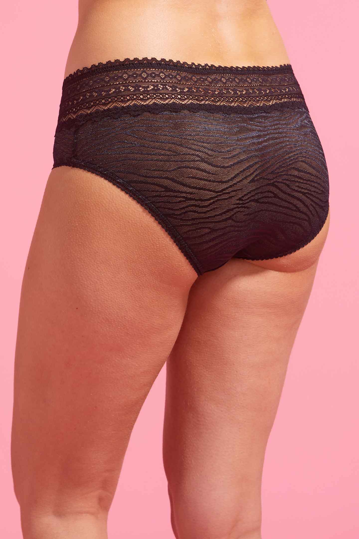 Luxe Lace Boyleg Brief Black