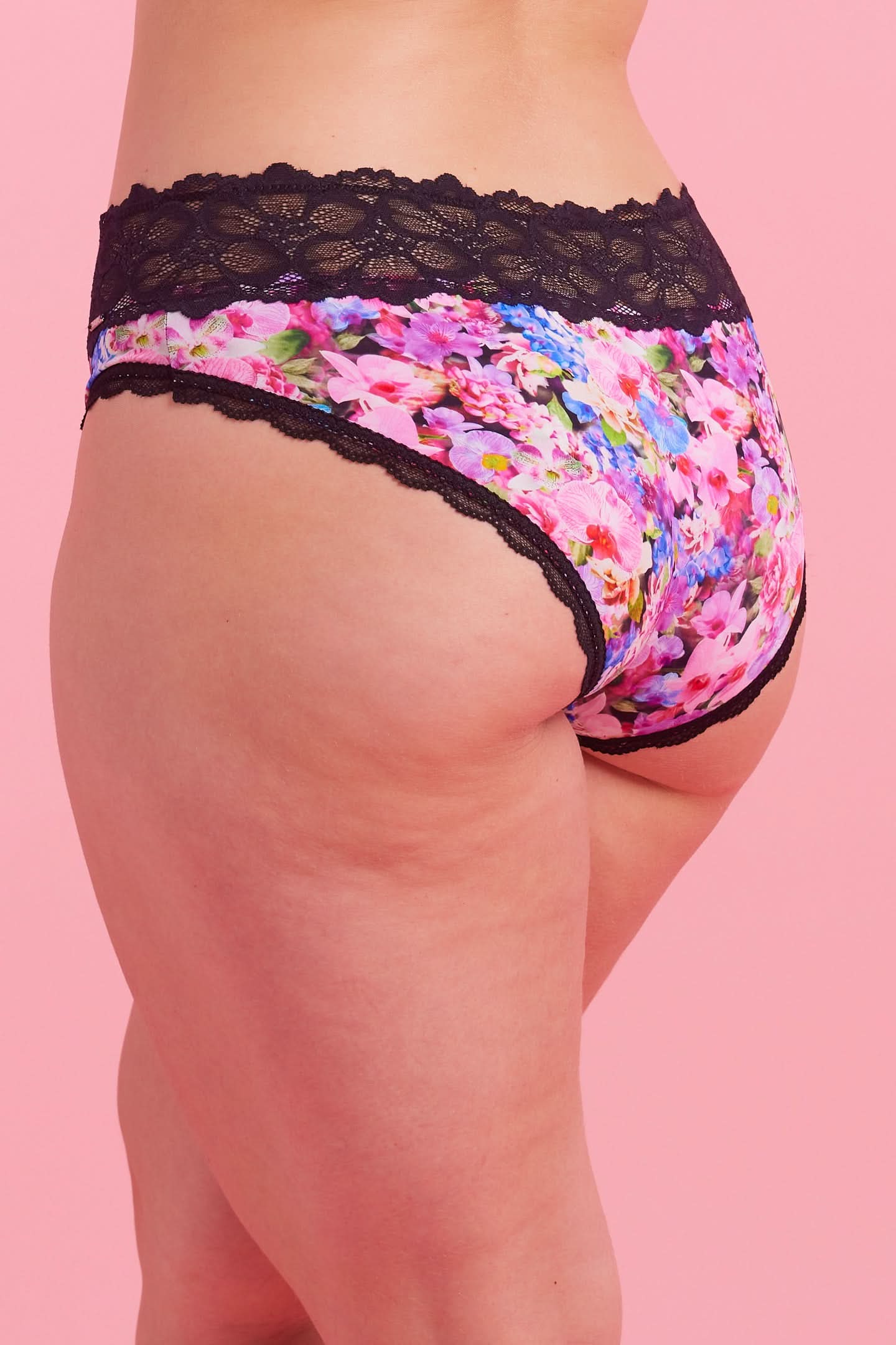 Chloe Microfiber Boyleg Brief Floral