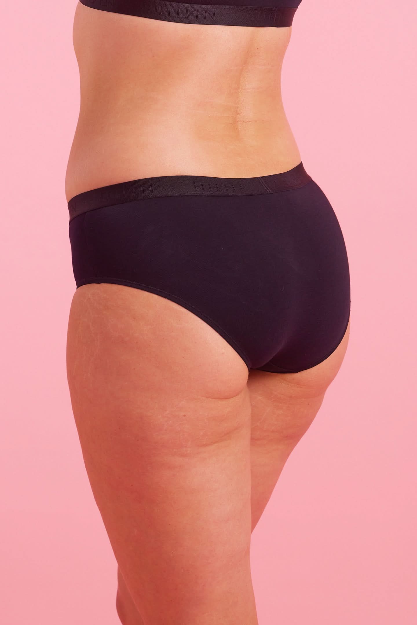 Lily Cotton Boyleg Brief Black