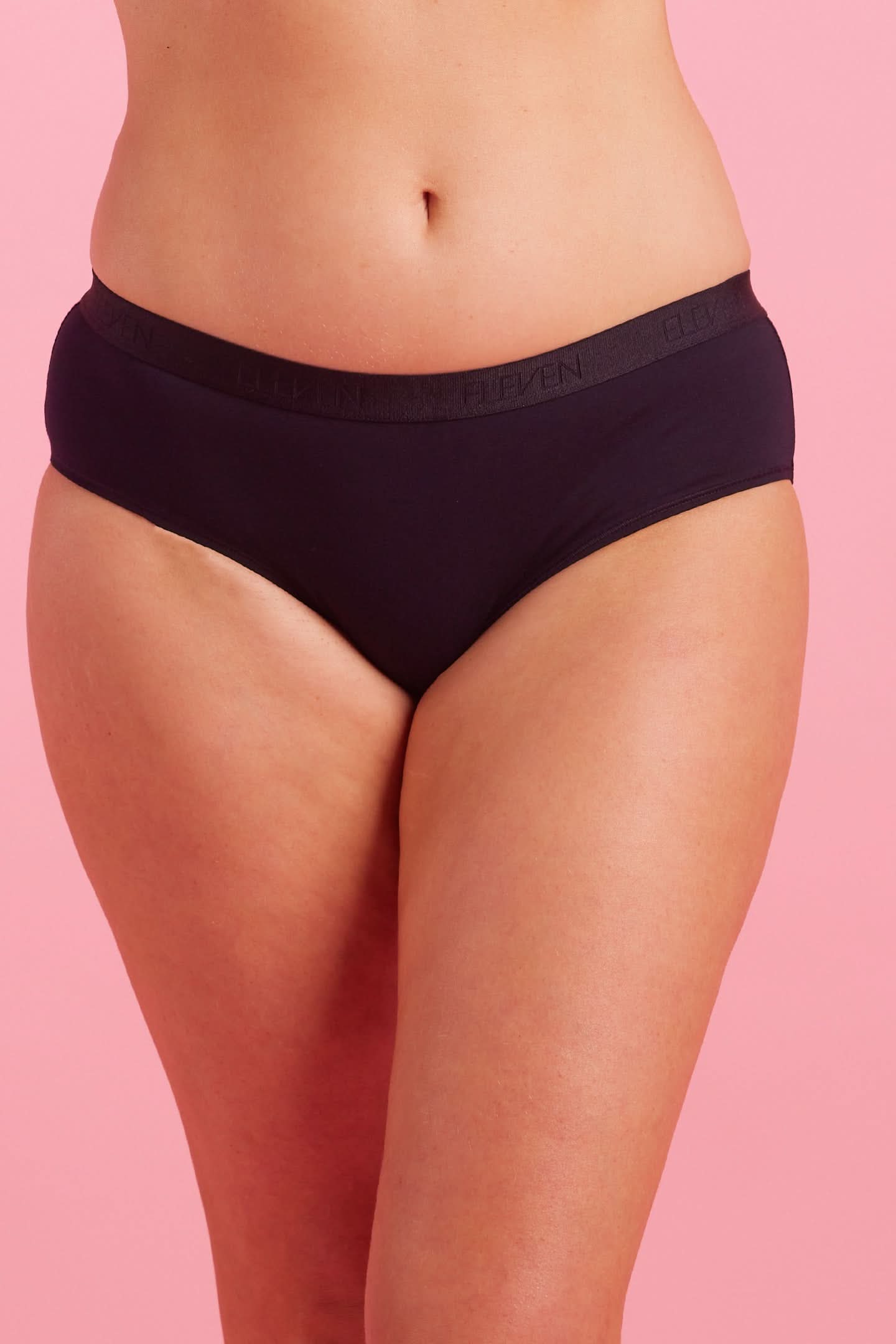 Lily Cotton Boyleg Brief Black
