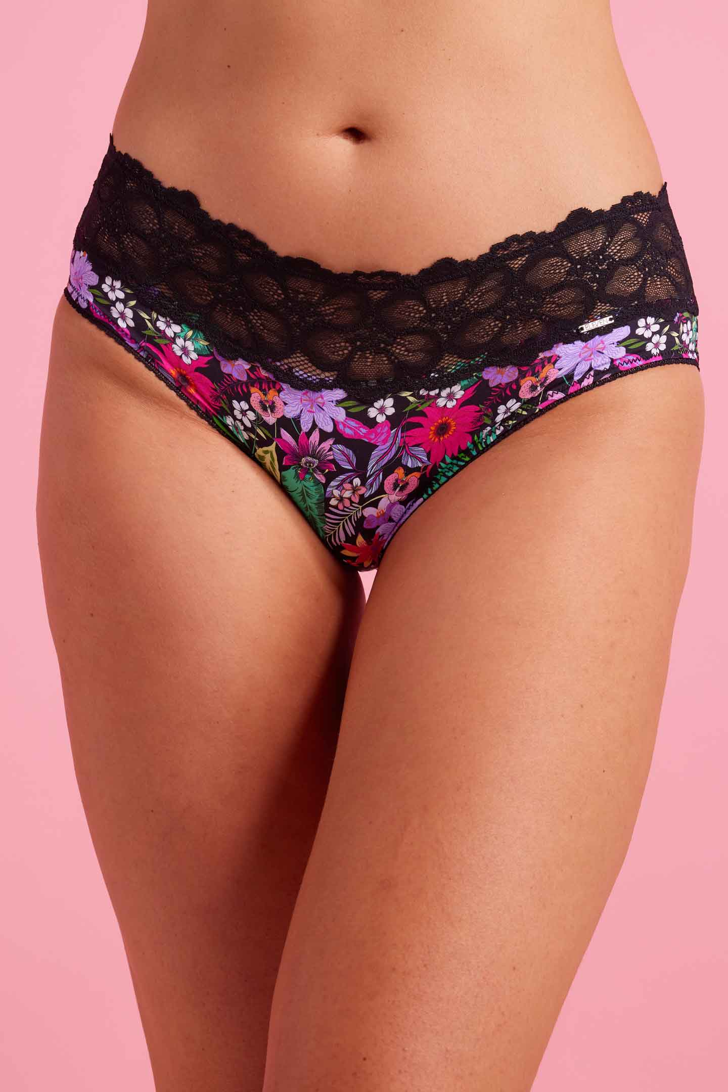 Chloe Microfiber Boyleg Brief Tropical