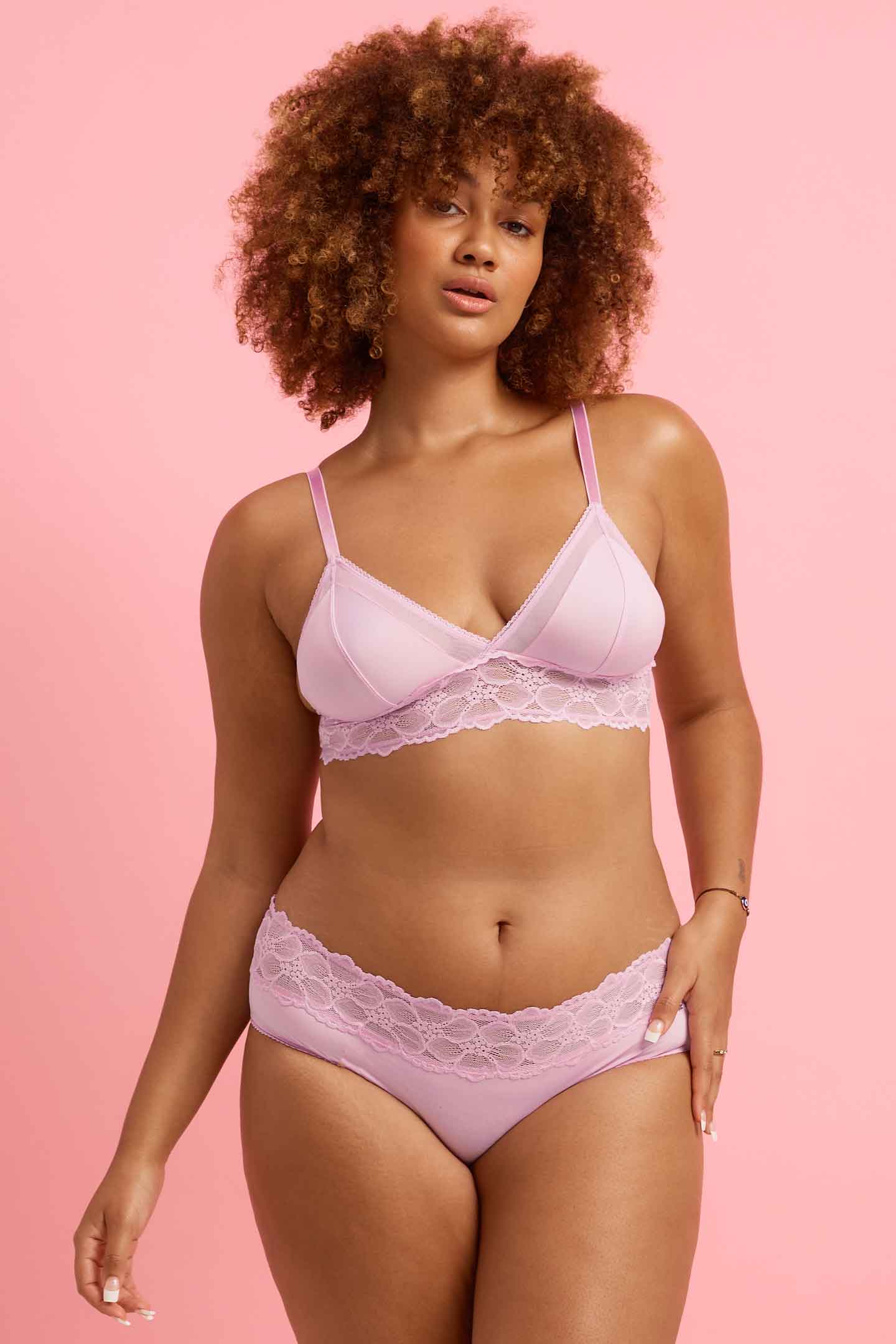 Chloe Microfiber Boyleg Brief Orchid