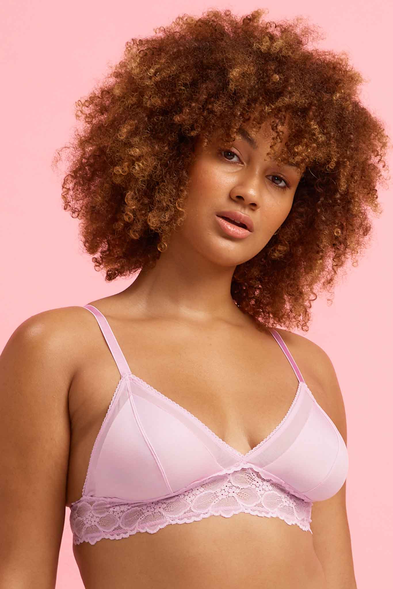 Chloe Microfiber Bralette Orchid