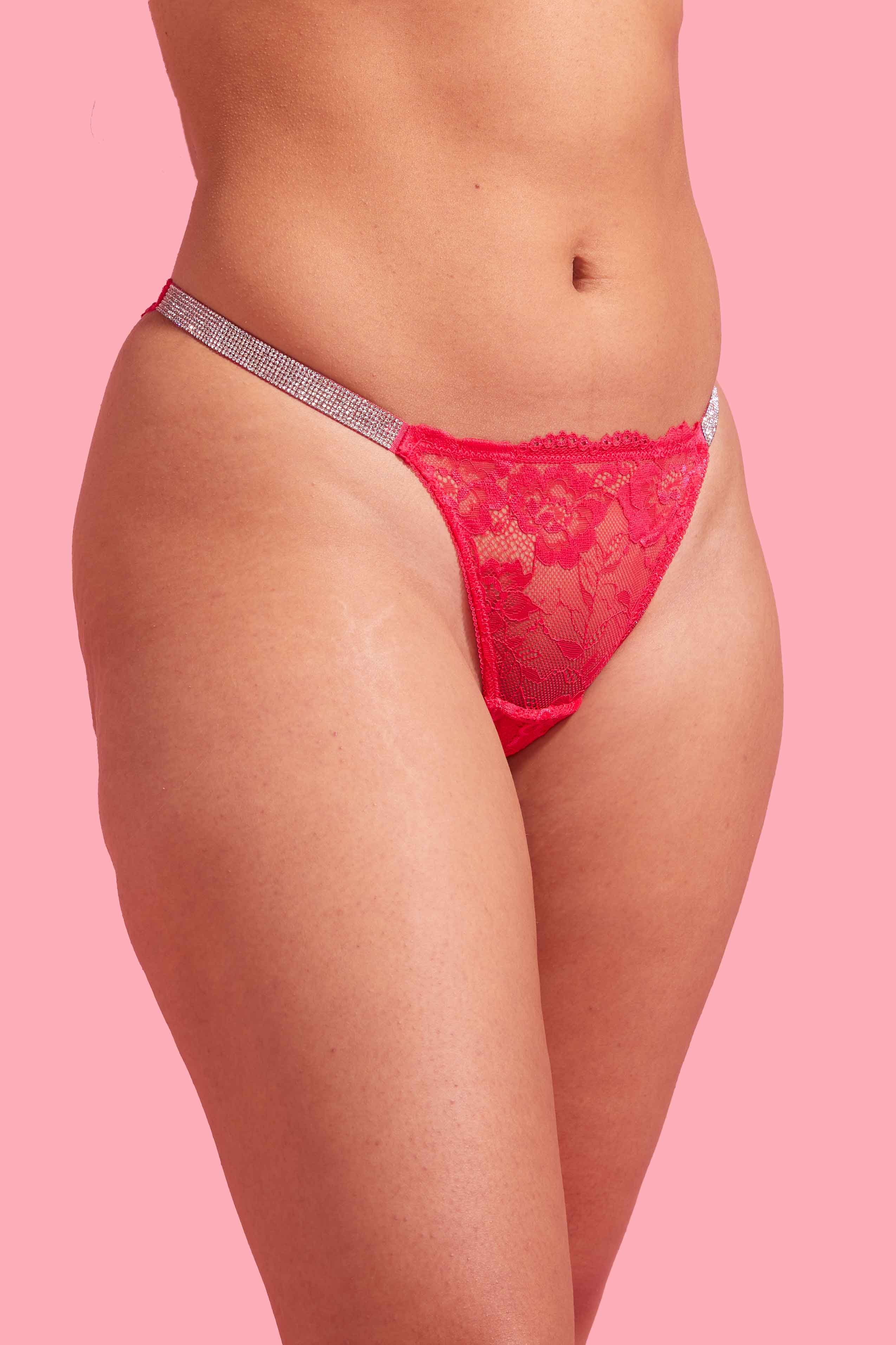 Vixen Lace G-String Pink