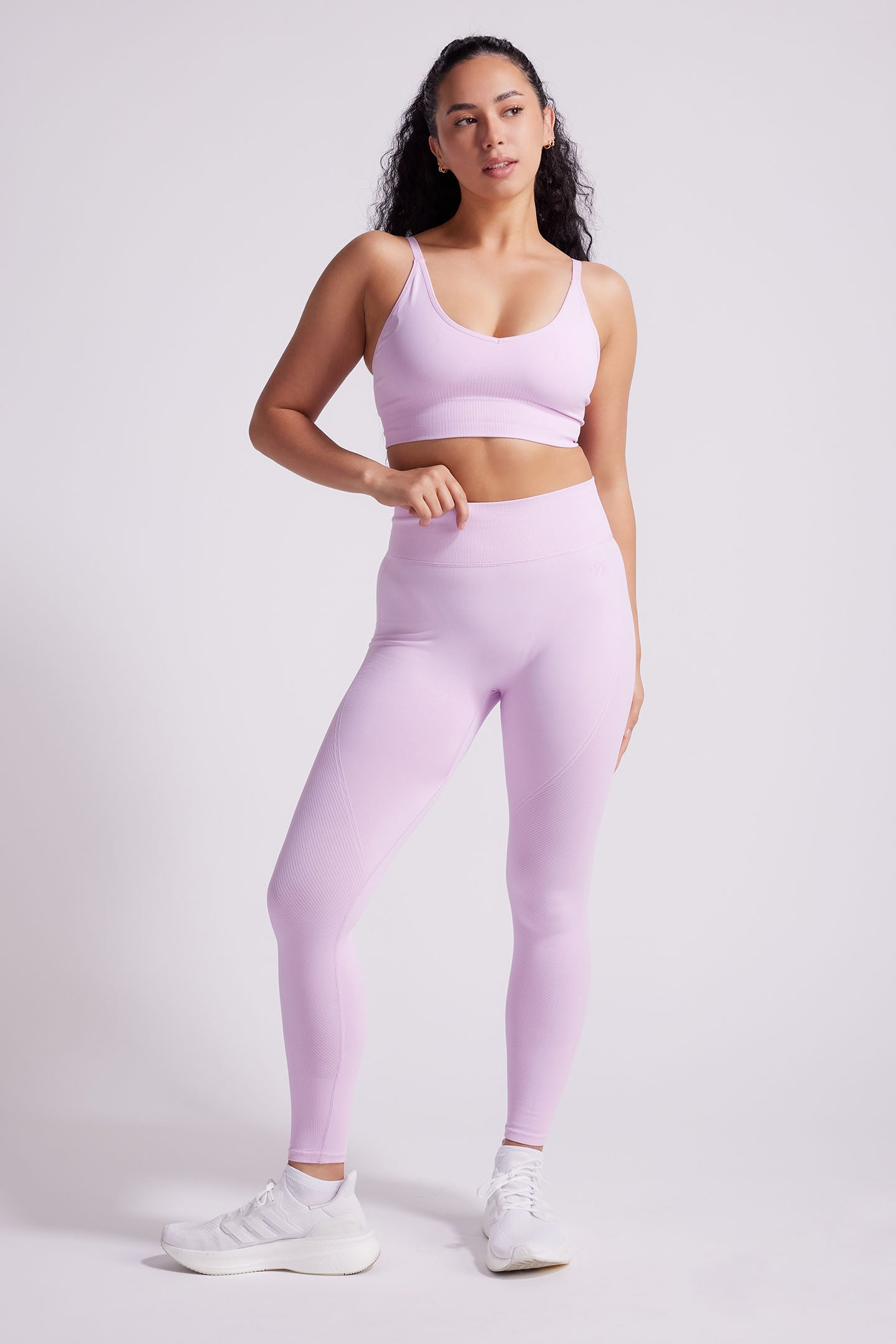 Athena Seamfree Crop Top Lilac