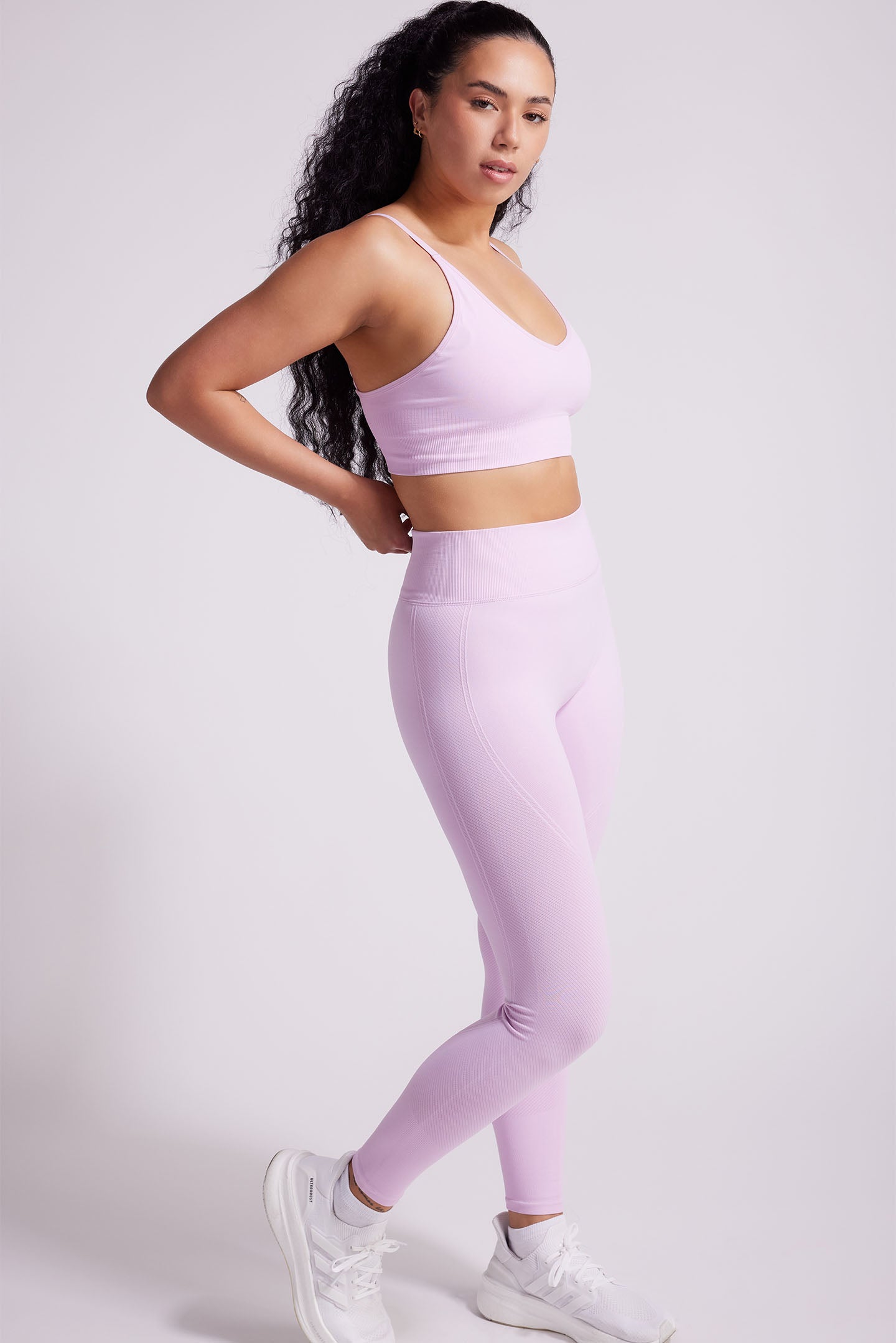 Athena Seamfree Crop Top Lilac