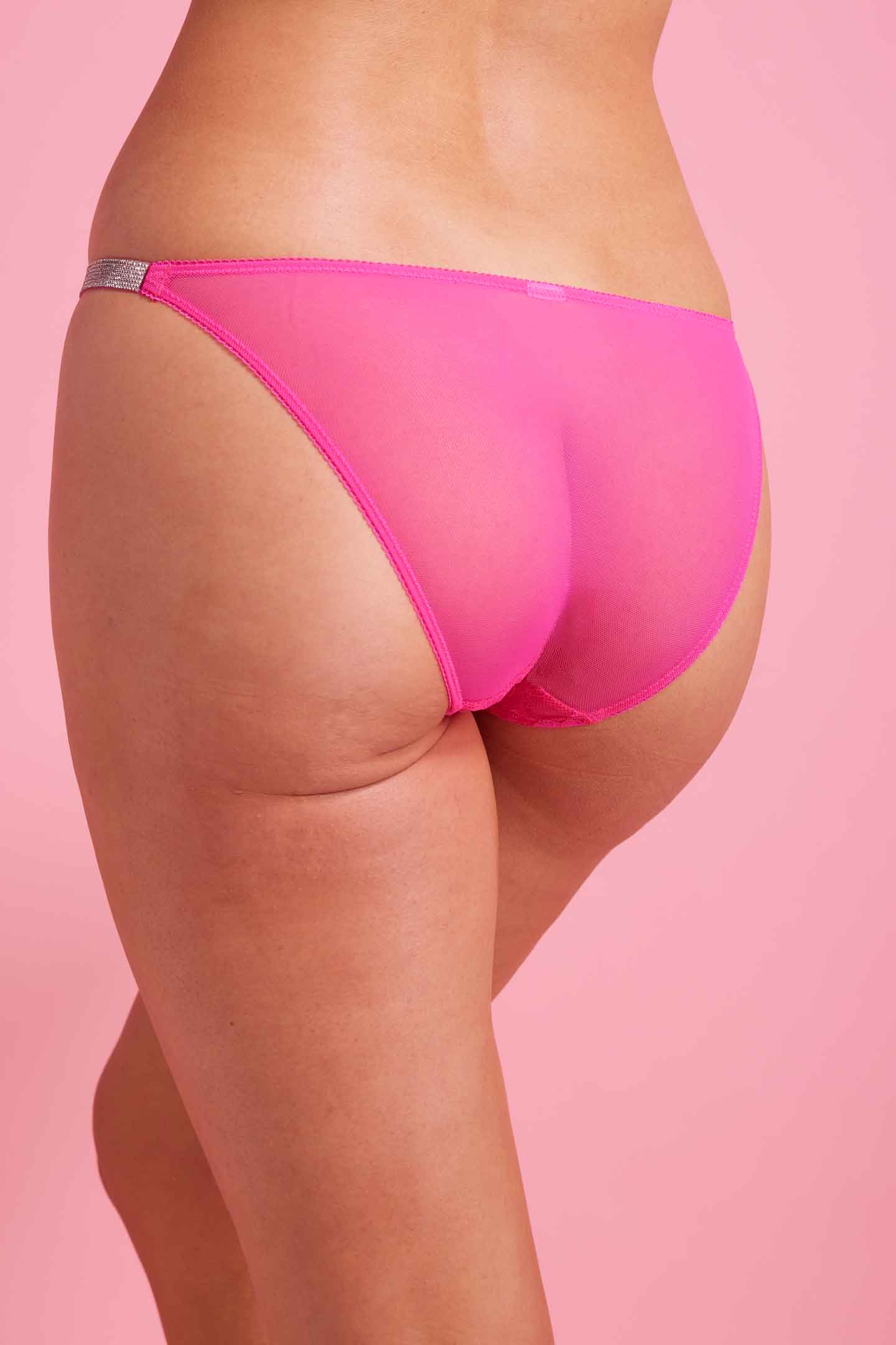 Vixen Lace Bikini Brief Fuchsia