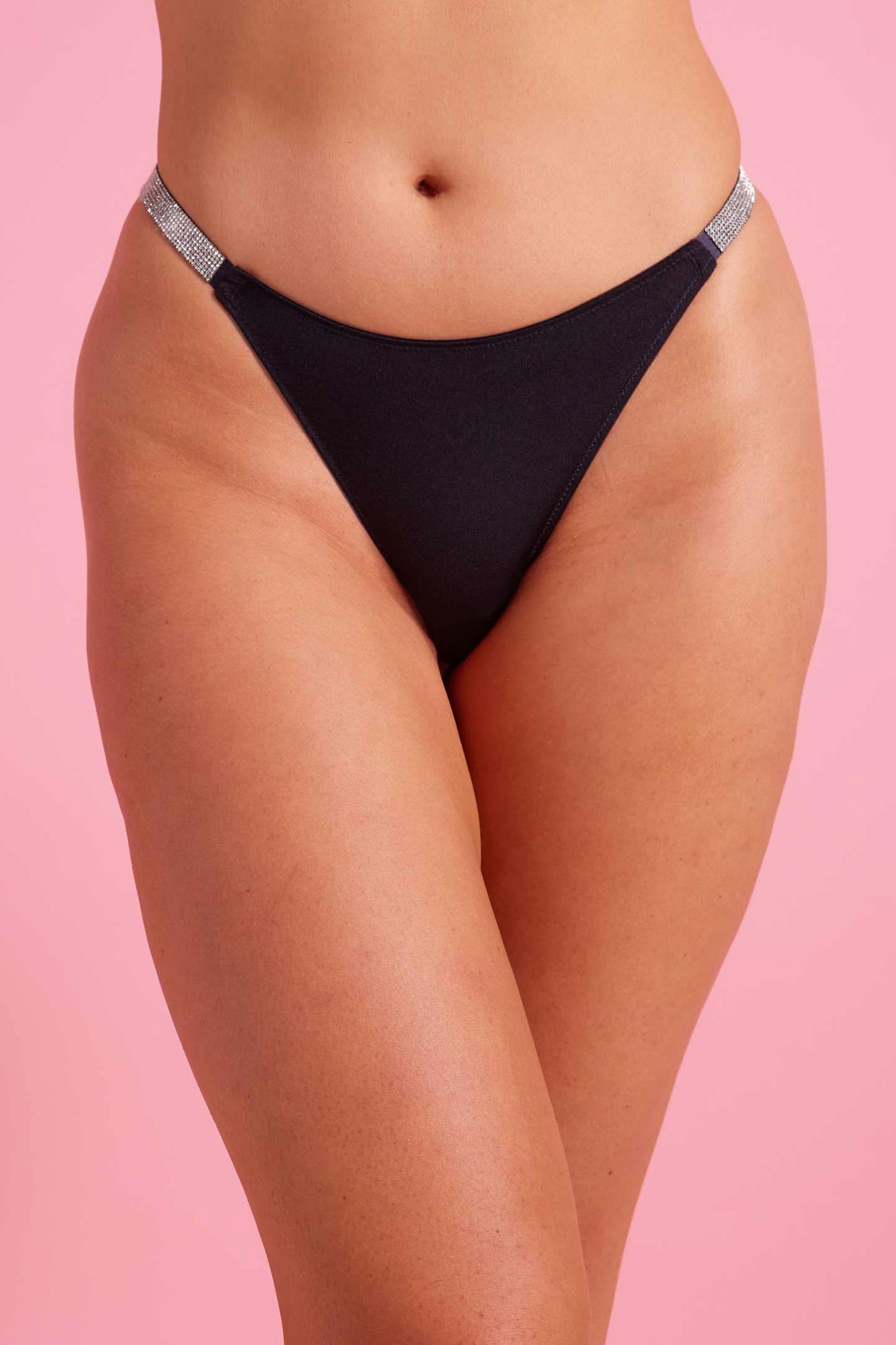 Vixen Microfiber G-String Black