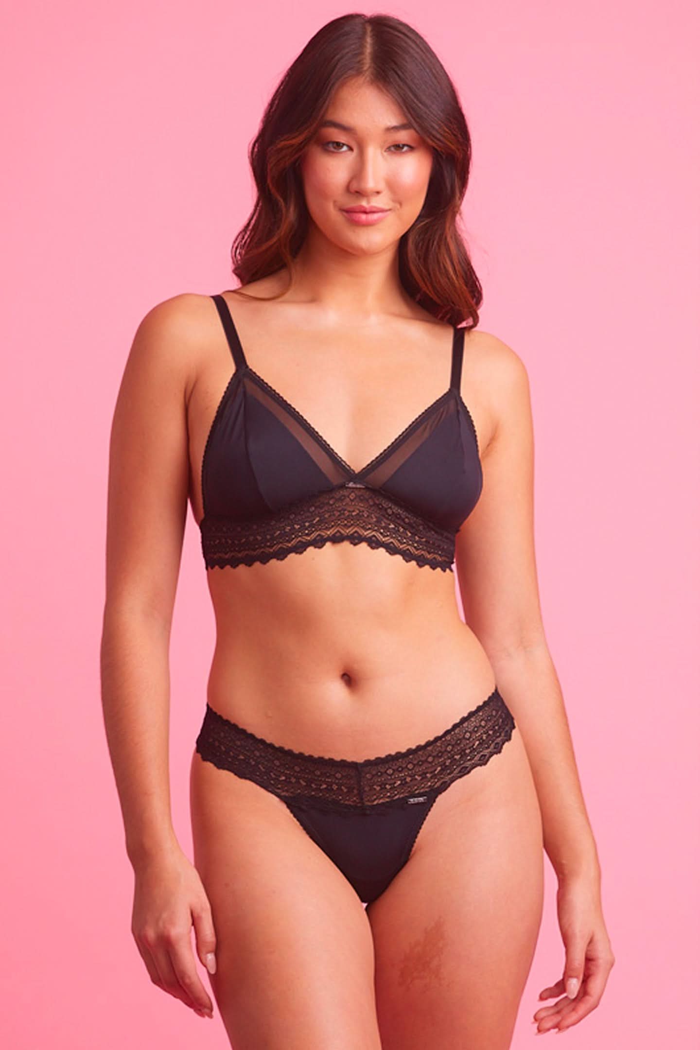 Luxe Microfiber G-String Black