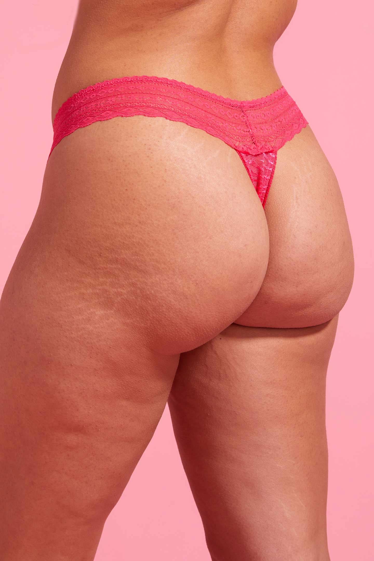Luxe Lace G-String Pink