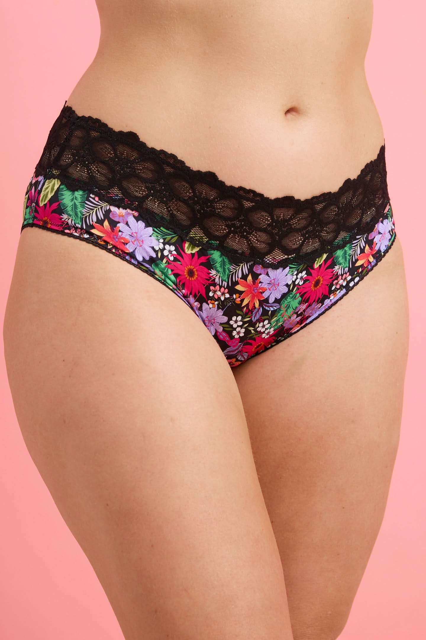 Chloe Microfiber Boyleg Brief Tropical