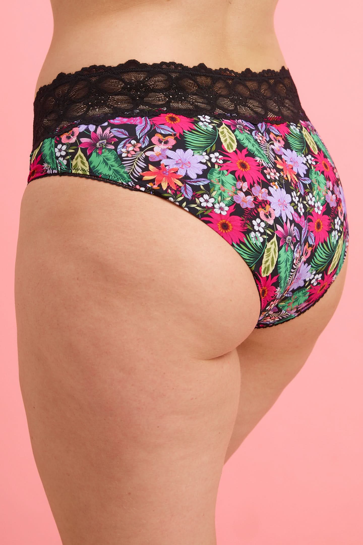 Chloe Microfiber Boyleg Brief Tropical