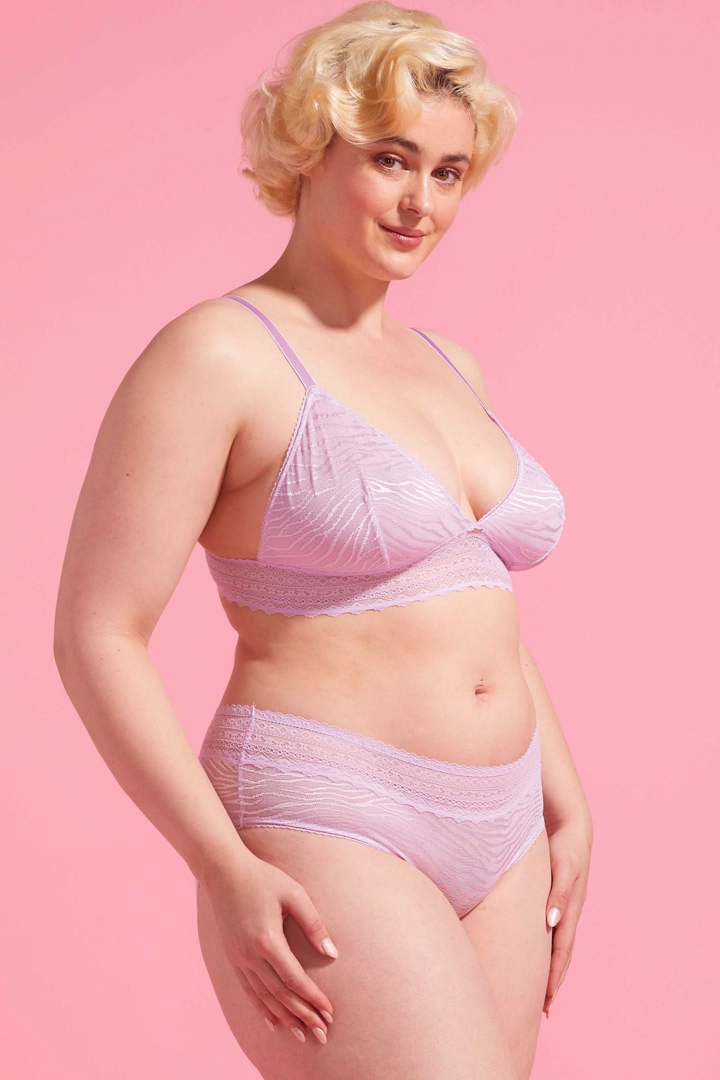 Luxe Lace Boyleg Brief Orchid
