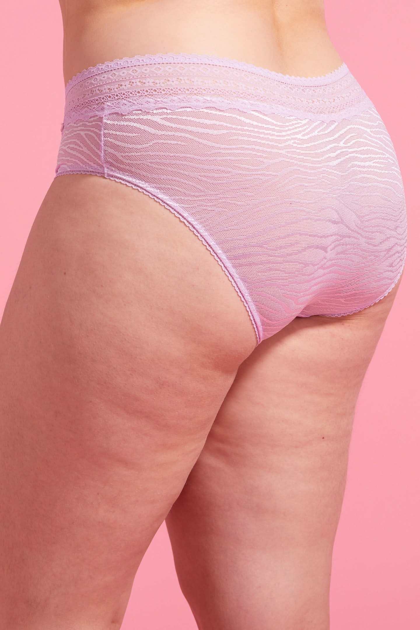 Luxe Lace Boyleg Brief Orchid