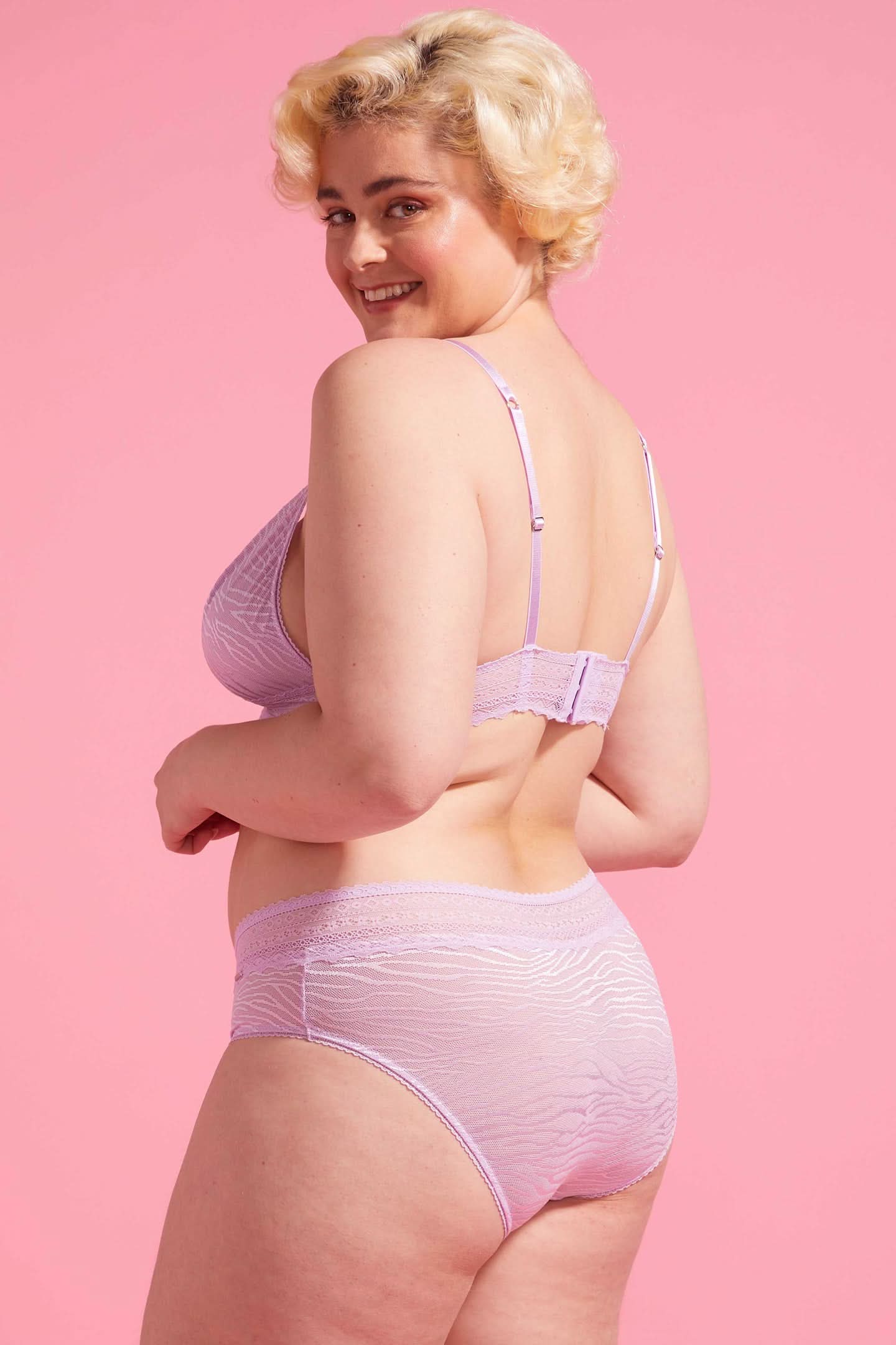 Luxe Lace Boyleg Brief Orchid