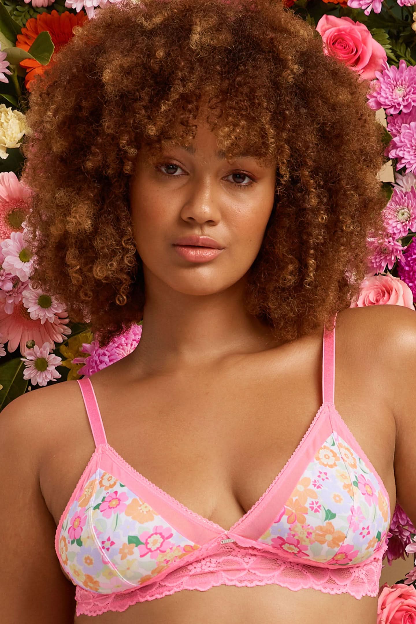Chloe Microfiber Bralette Retro