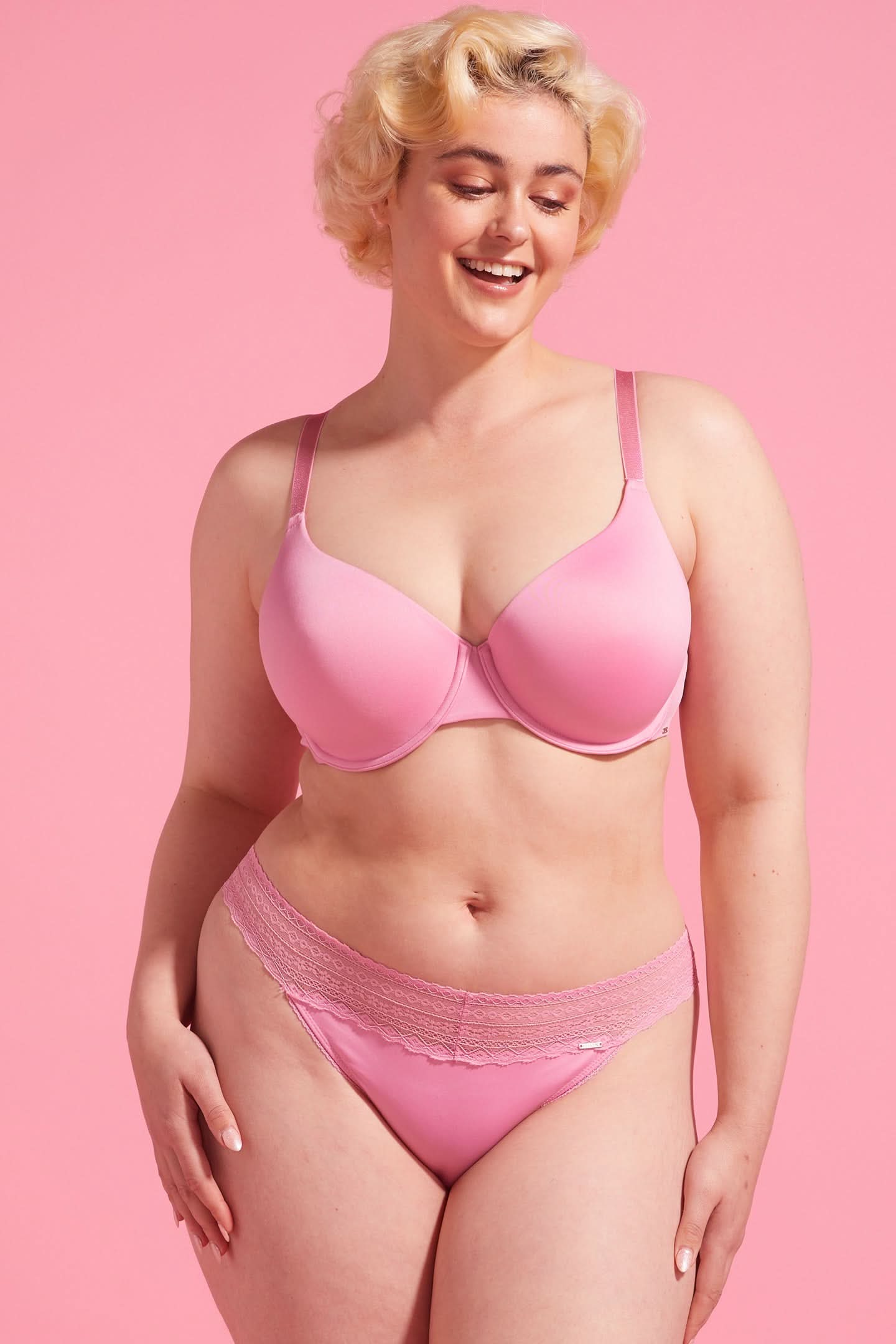 Luxe Microfiber Bikini Brief Pink