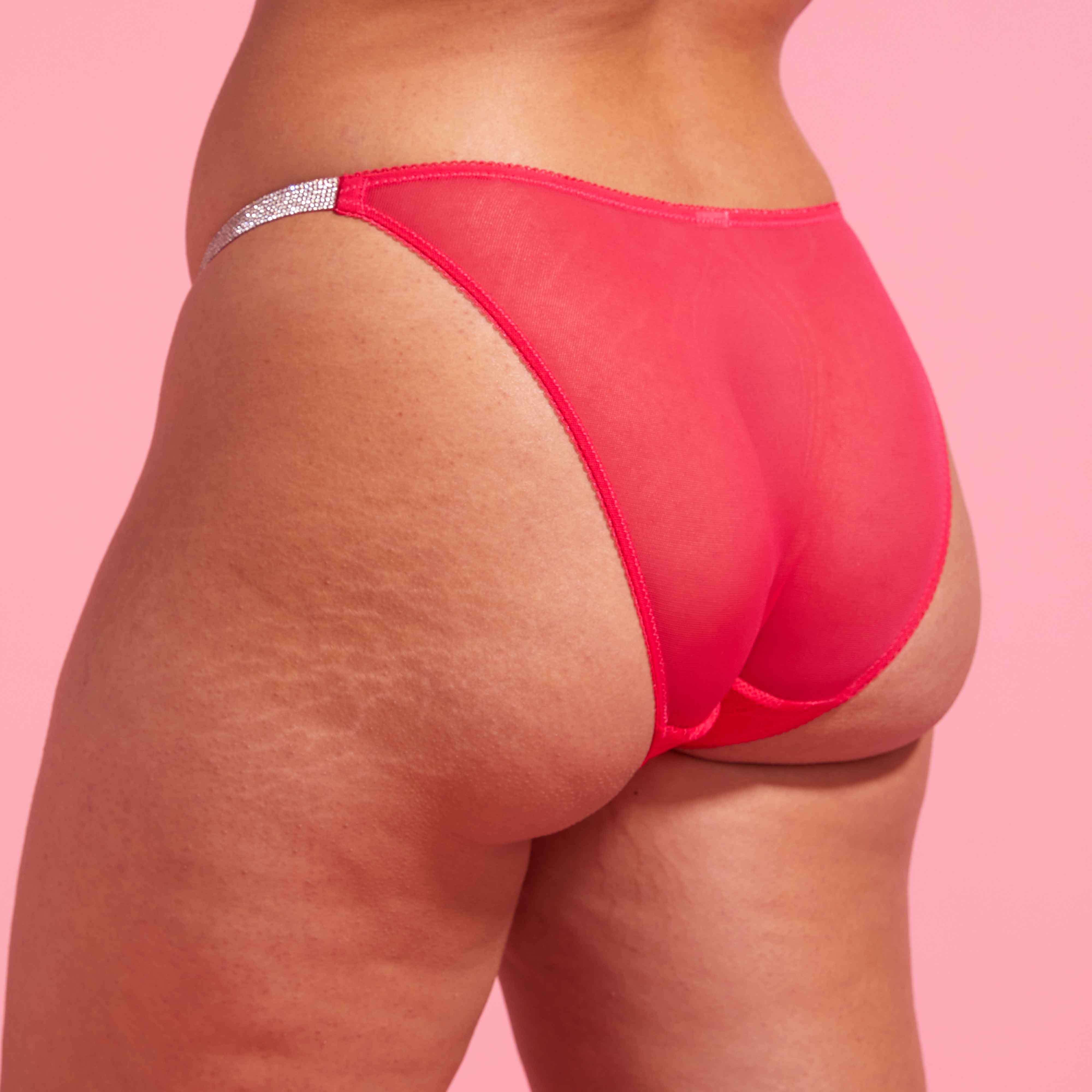 Vixen Lace Bikini Brief Pink