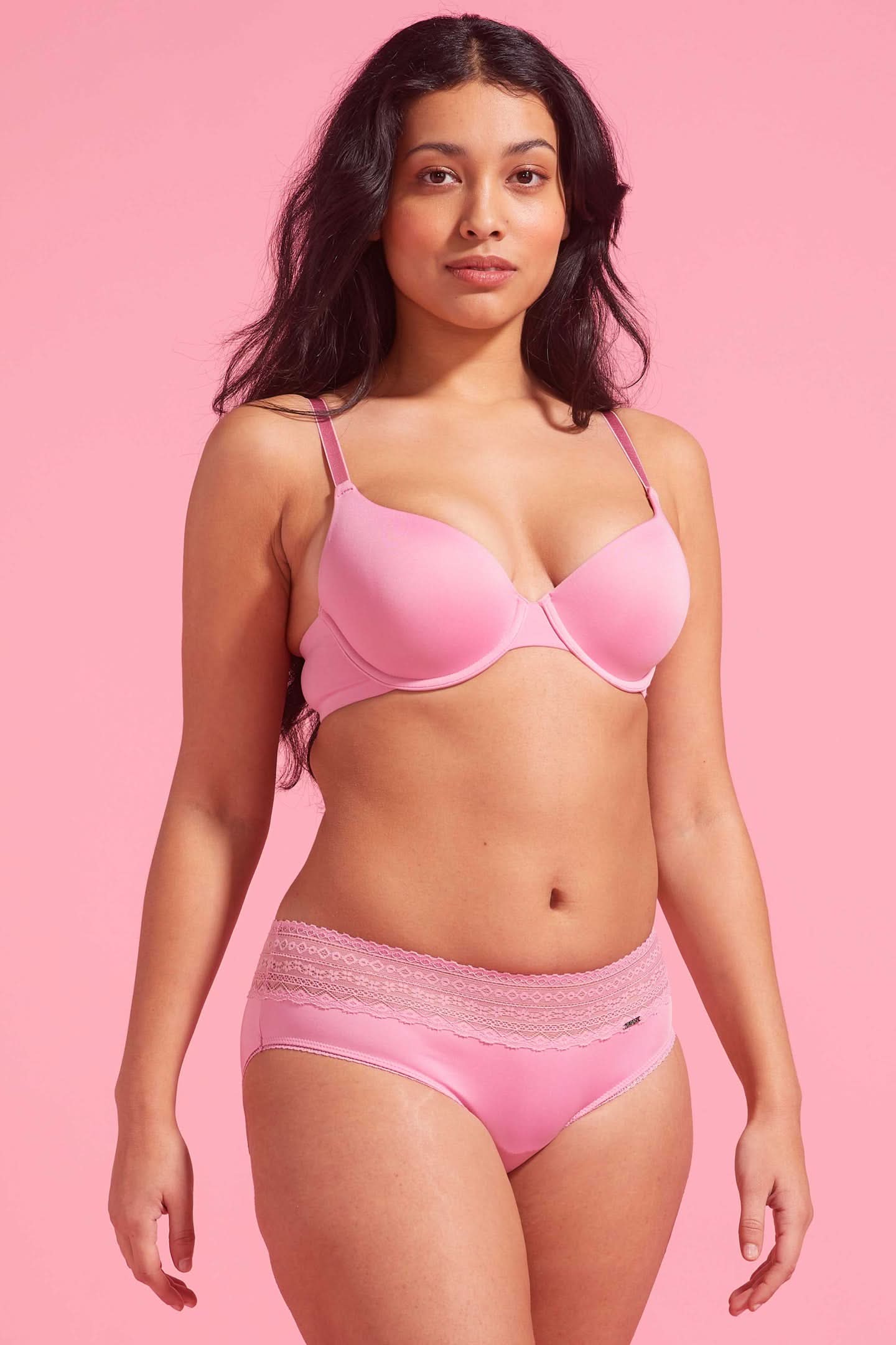 Luxe Microfiber Boyleg Brief Pink