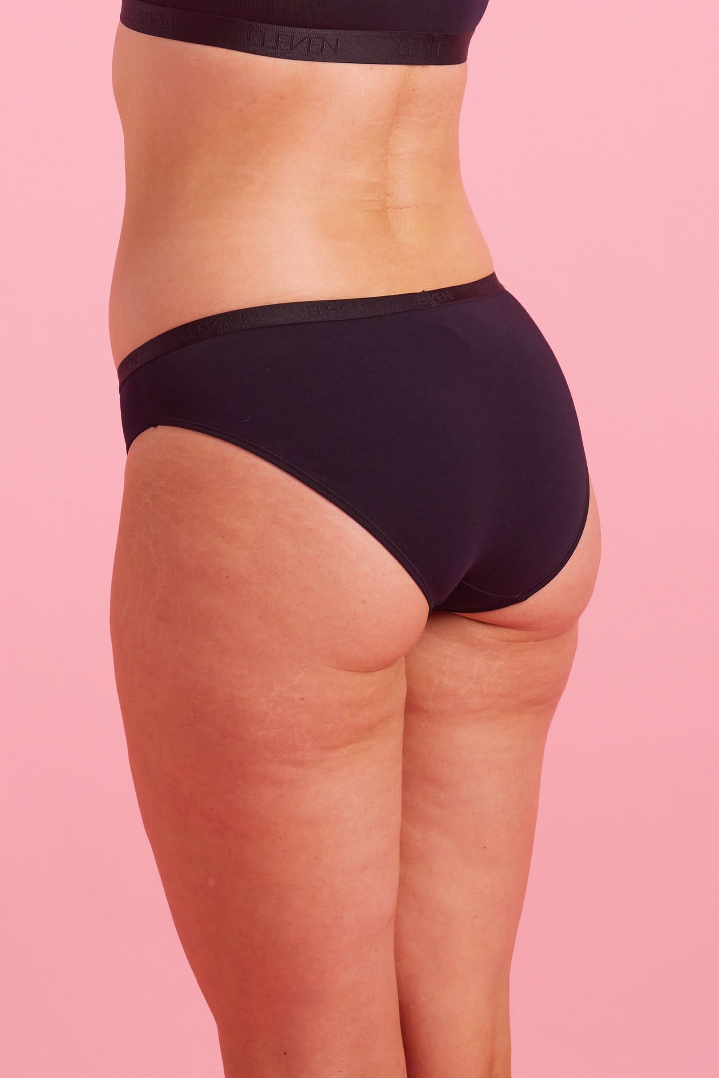 Lily Cotton Bikini Brief Black