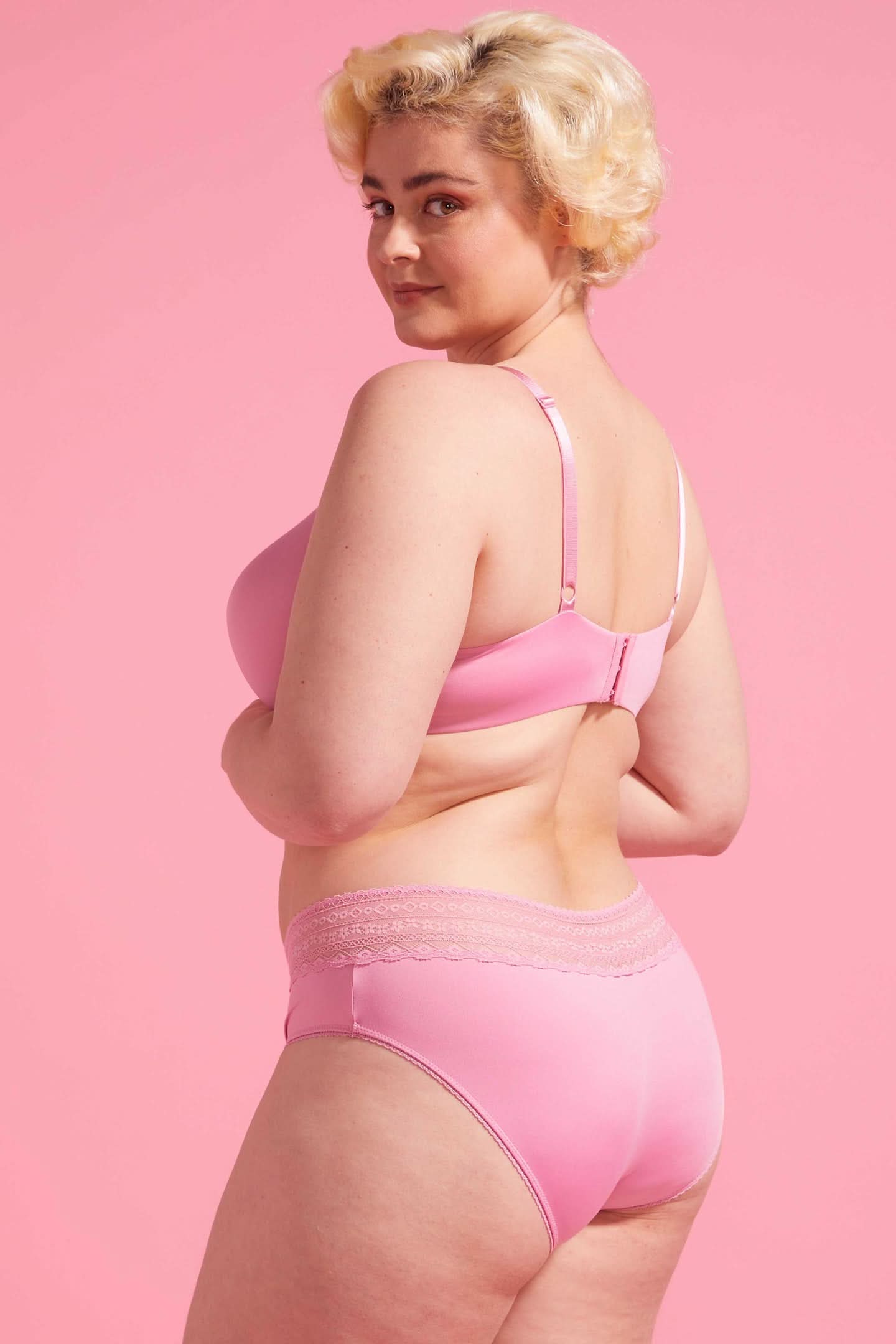 Luxe Microfiber Boyleg Brief Pink