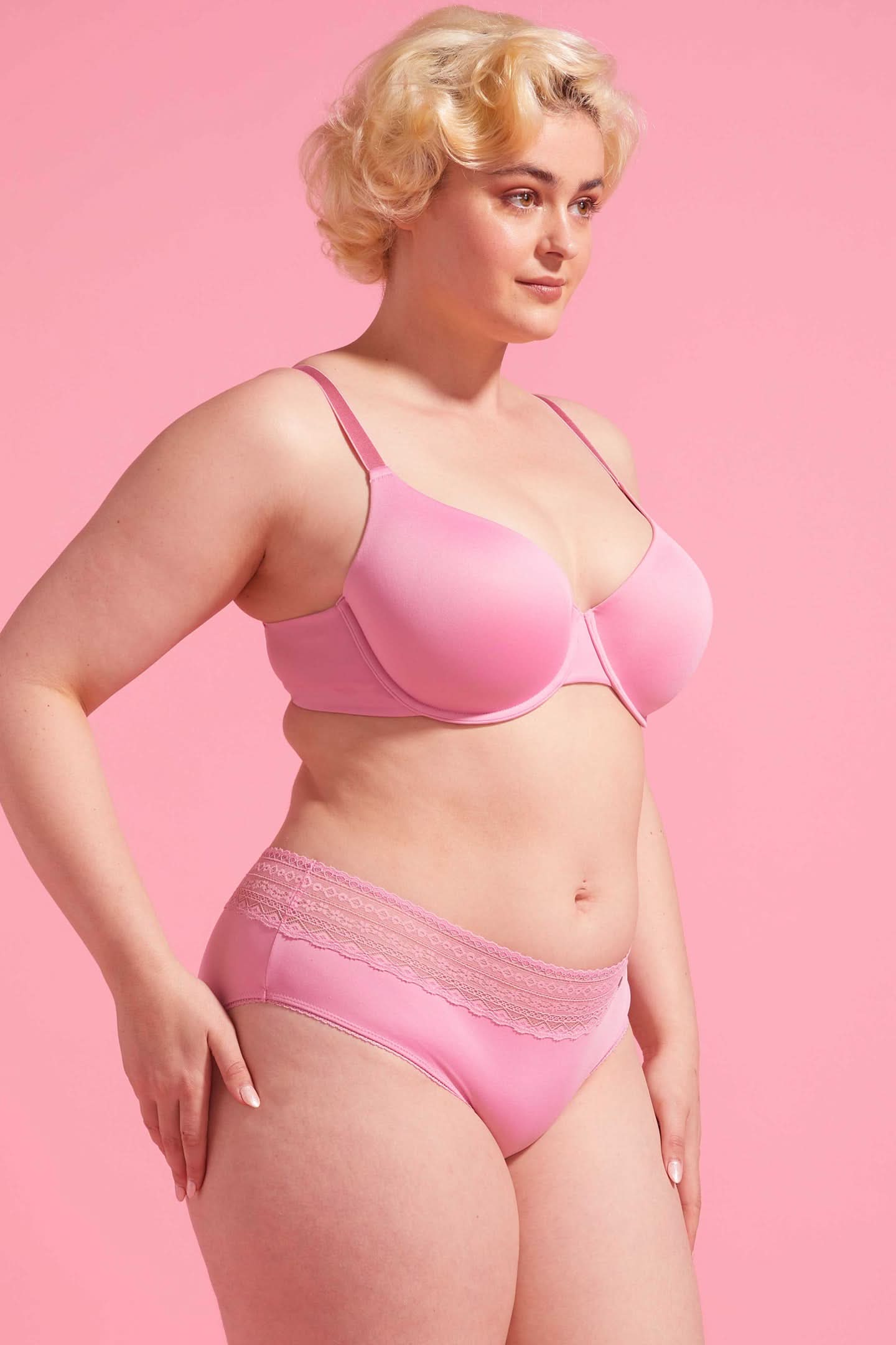 Luxe Microfiber Boyleg Brief Pink