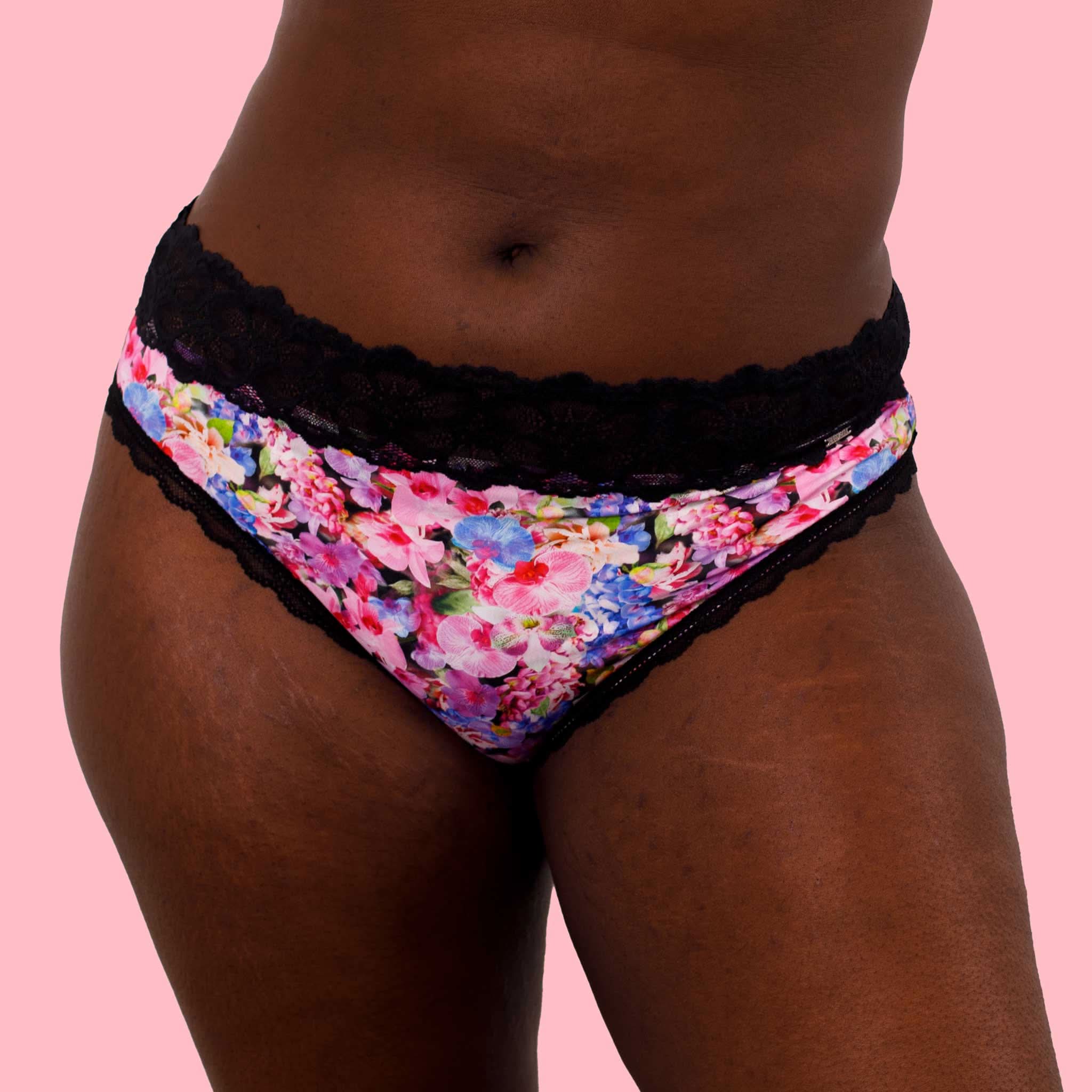Chloe Microfiber Boyleg Brief Floral