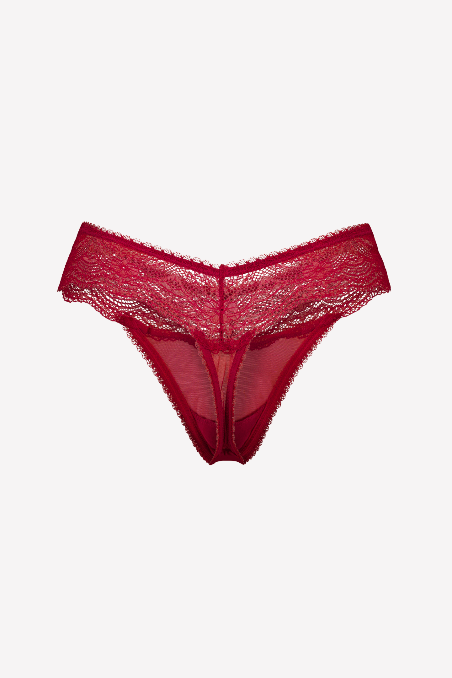 Giselle Lace G-string Rhubarb