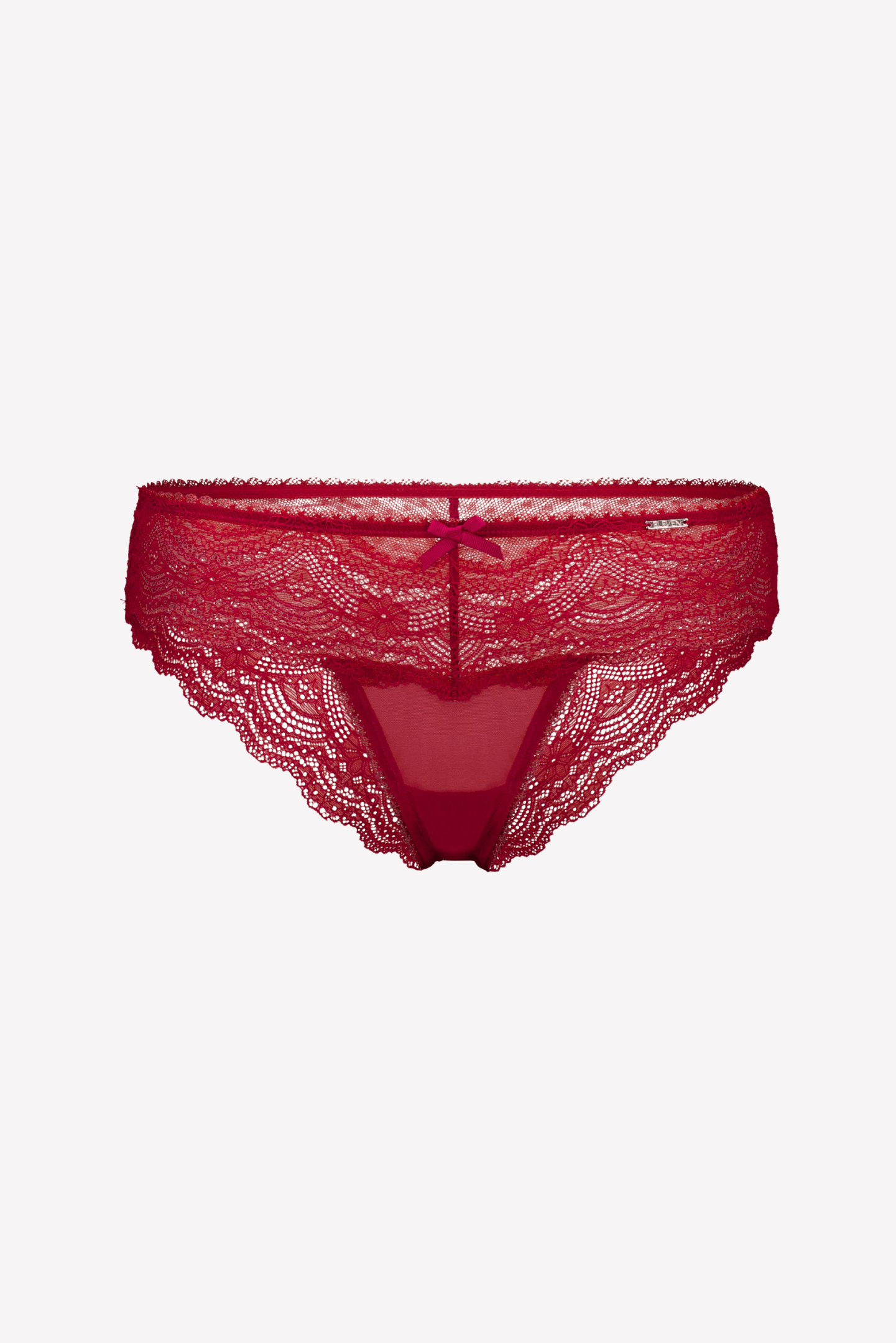 Giselle Lace Plunge Bra Rhubarb
