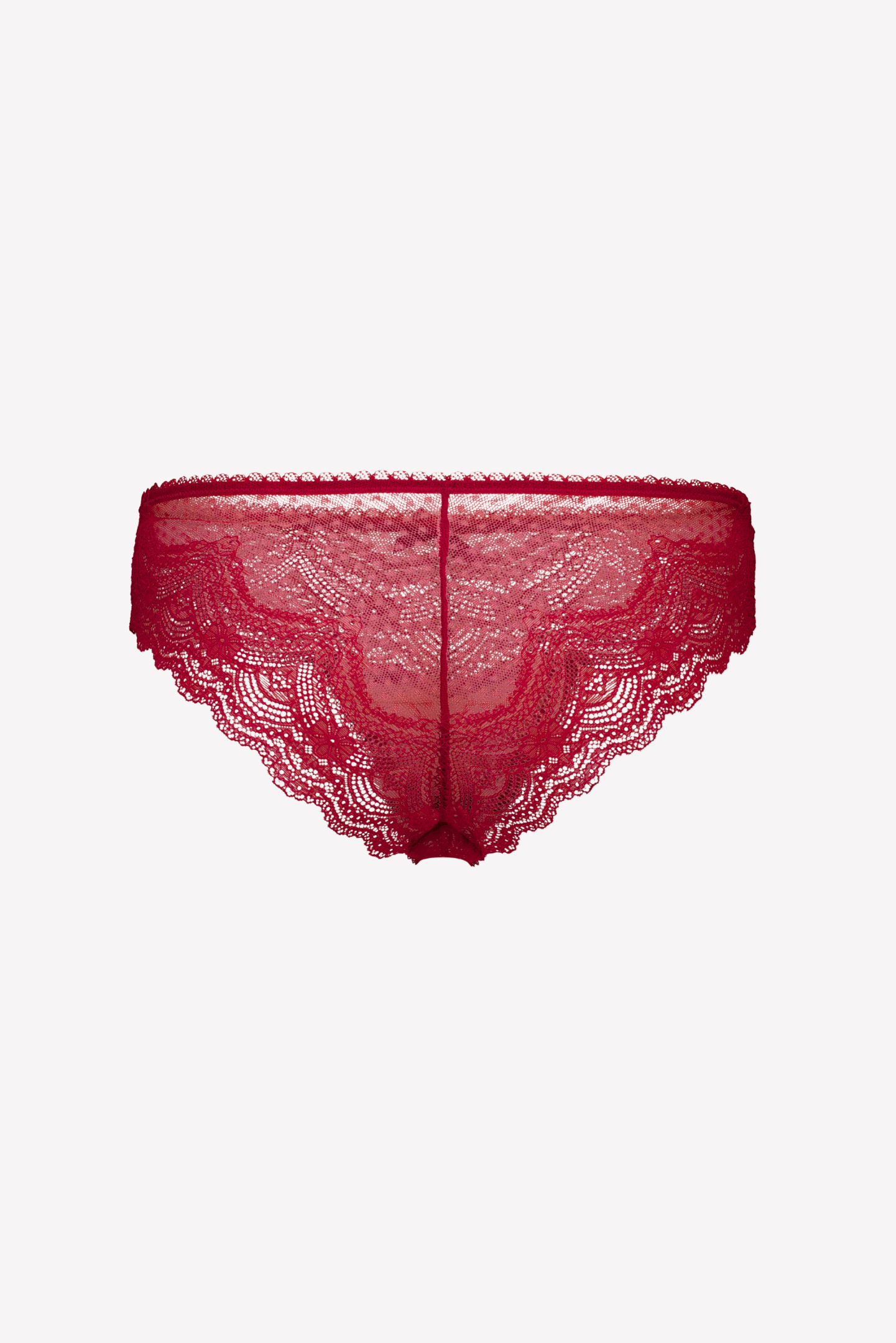 Giselle Lace Plunge Bra Rhubarb