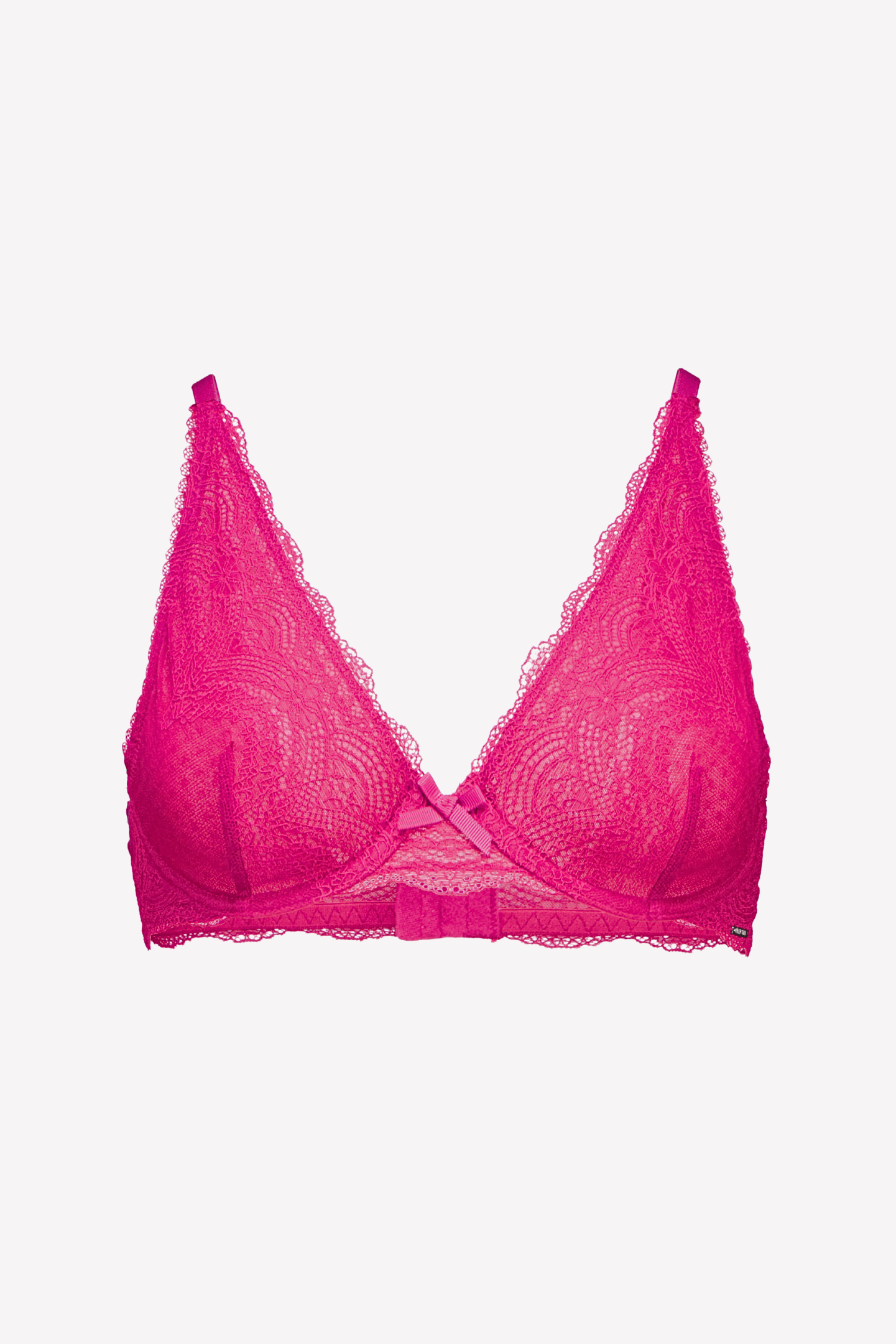 Giselle Lace Plunge Bra Berry
