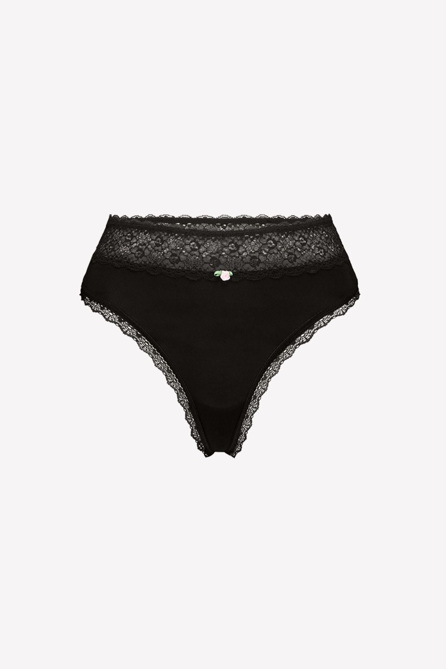 Camilla Modal High Waist G-string Black