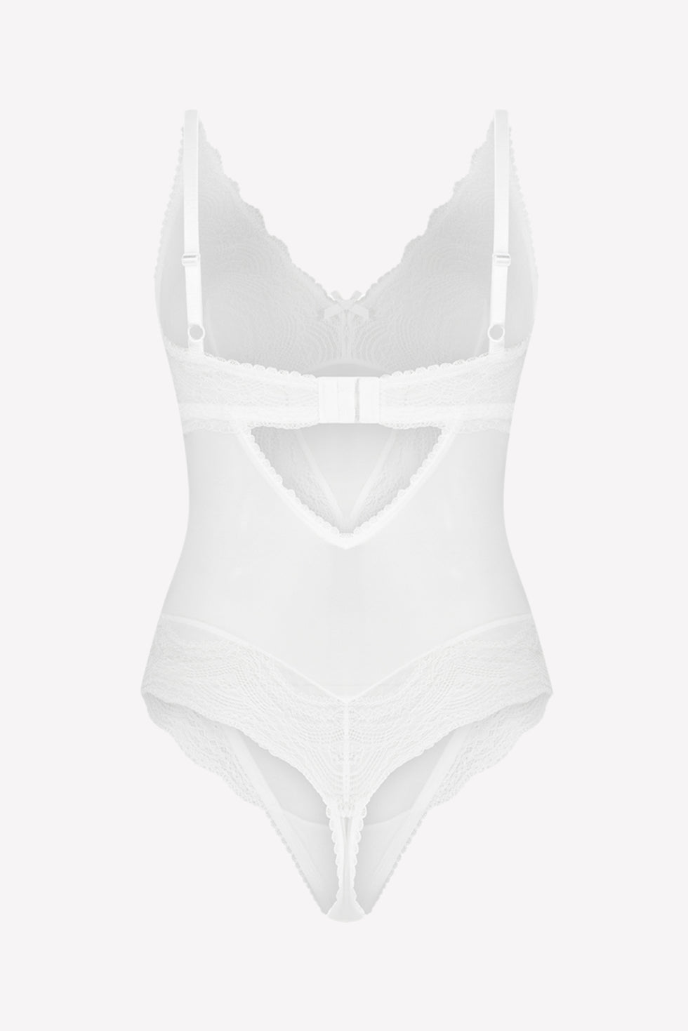Giselle Lace Bodysuit White – Eleven Intimates