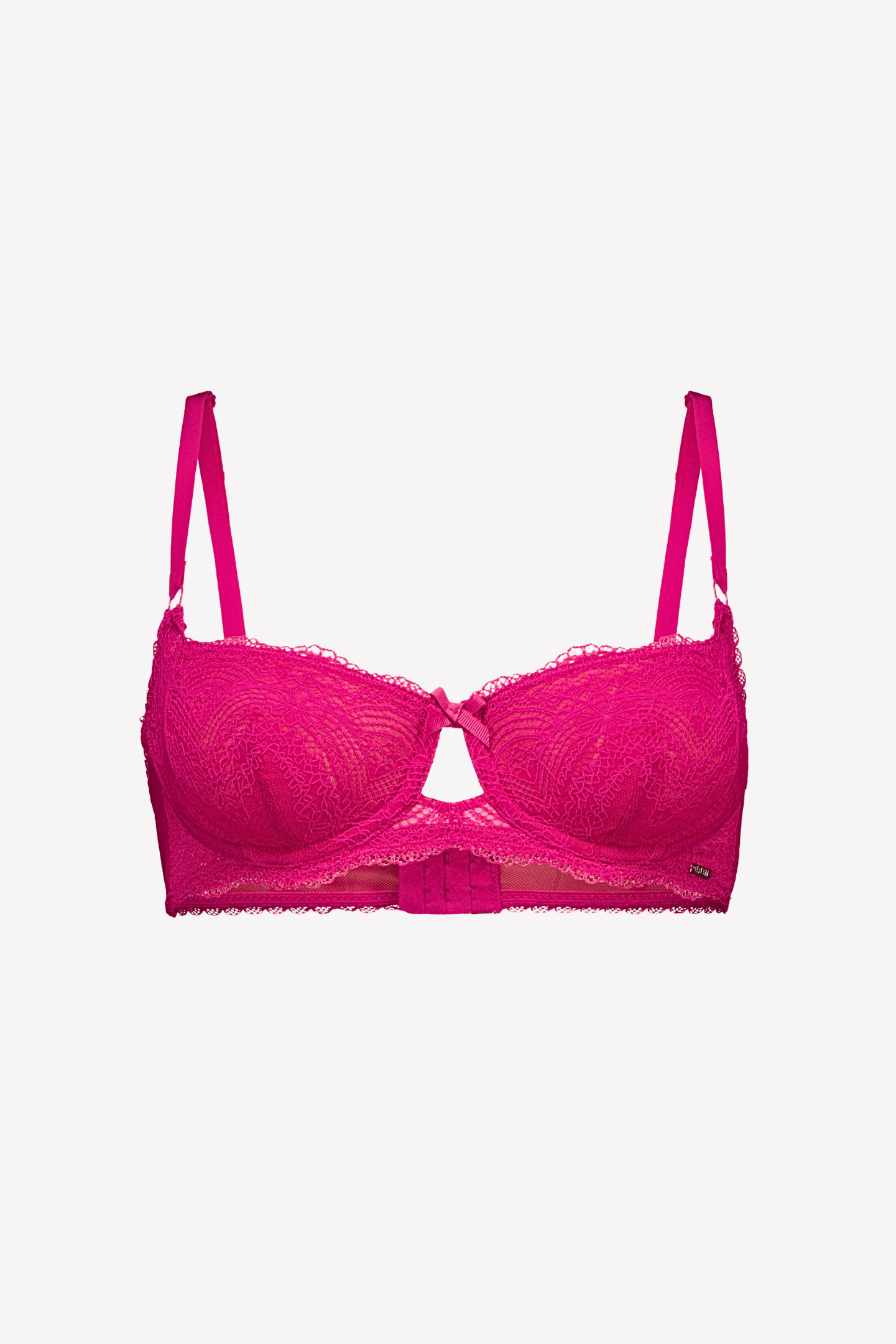 Giselle Lace Balconette Bra Berry