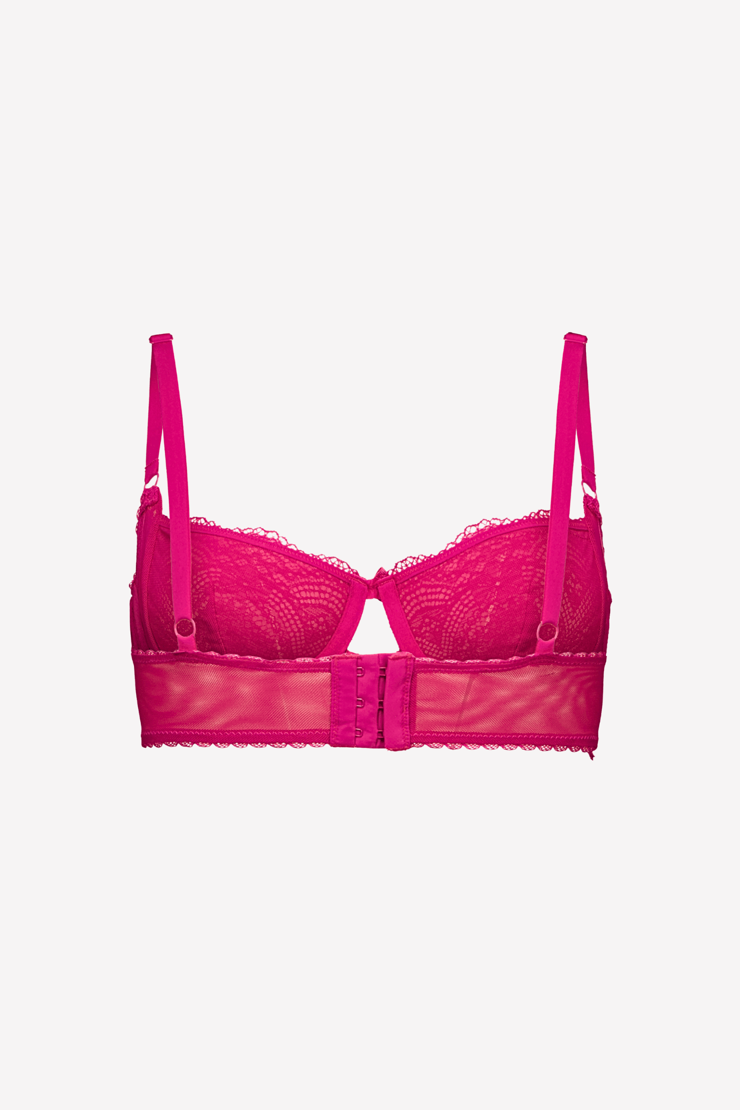 Giselle Lace Balconette Bra Berry