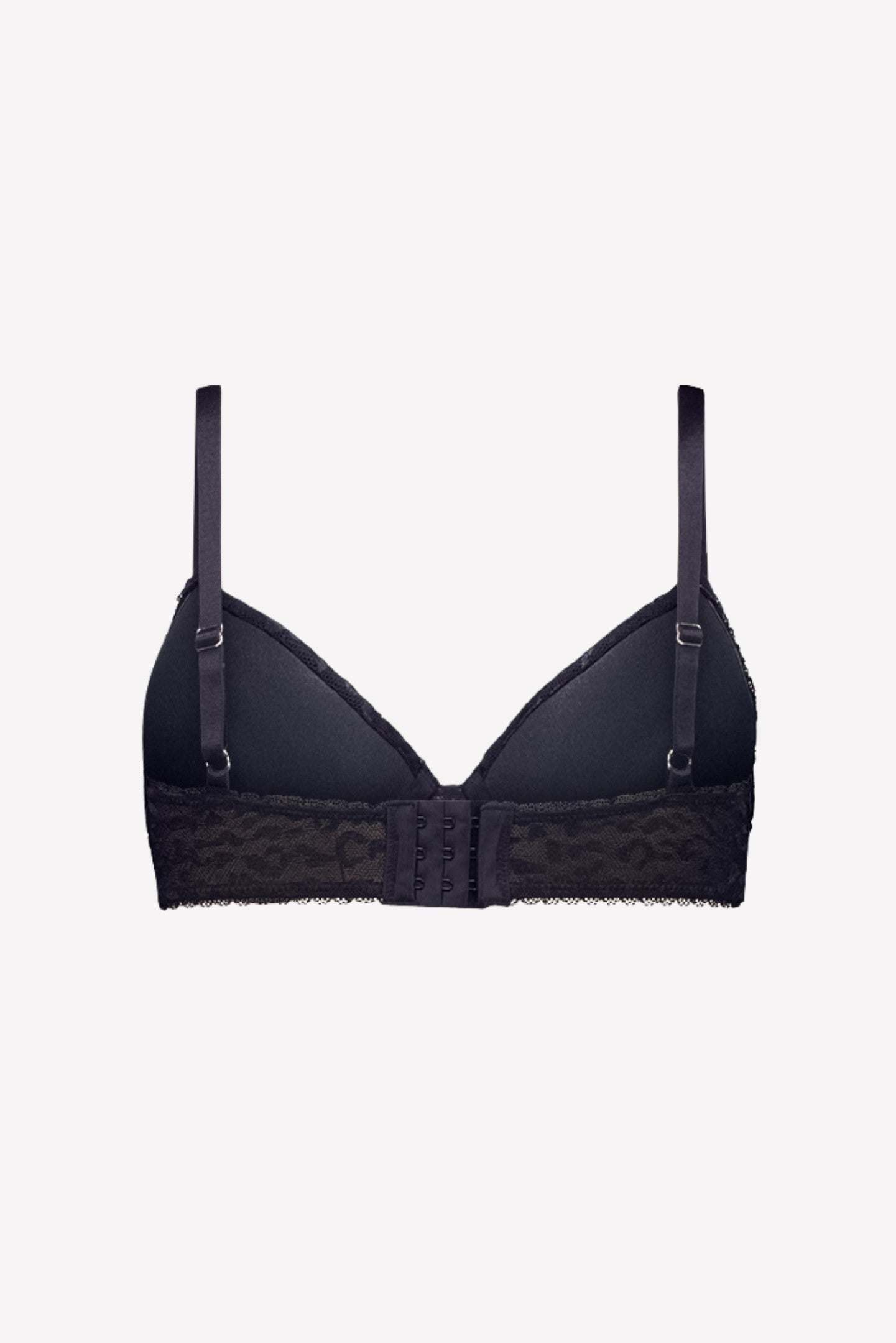 Ava Lace Demi Cup Bra Black