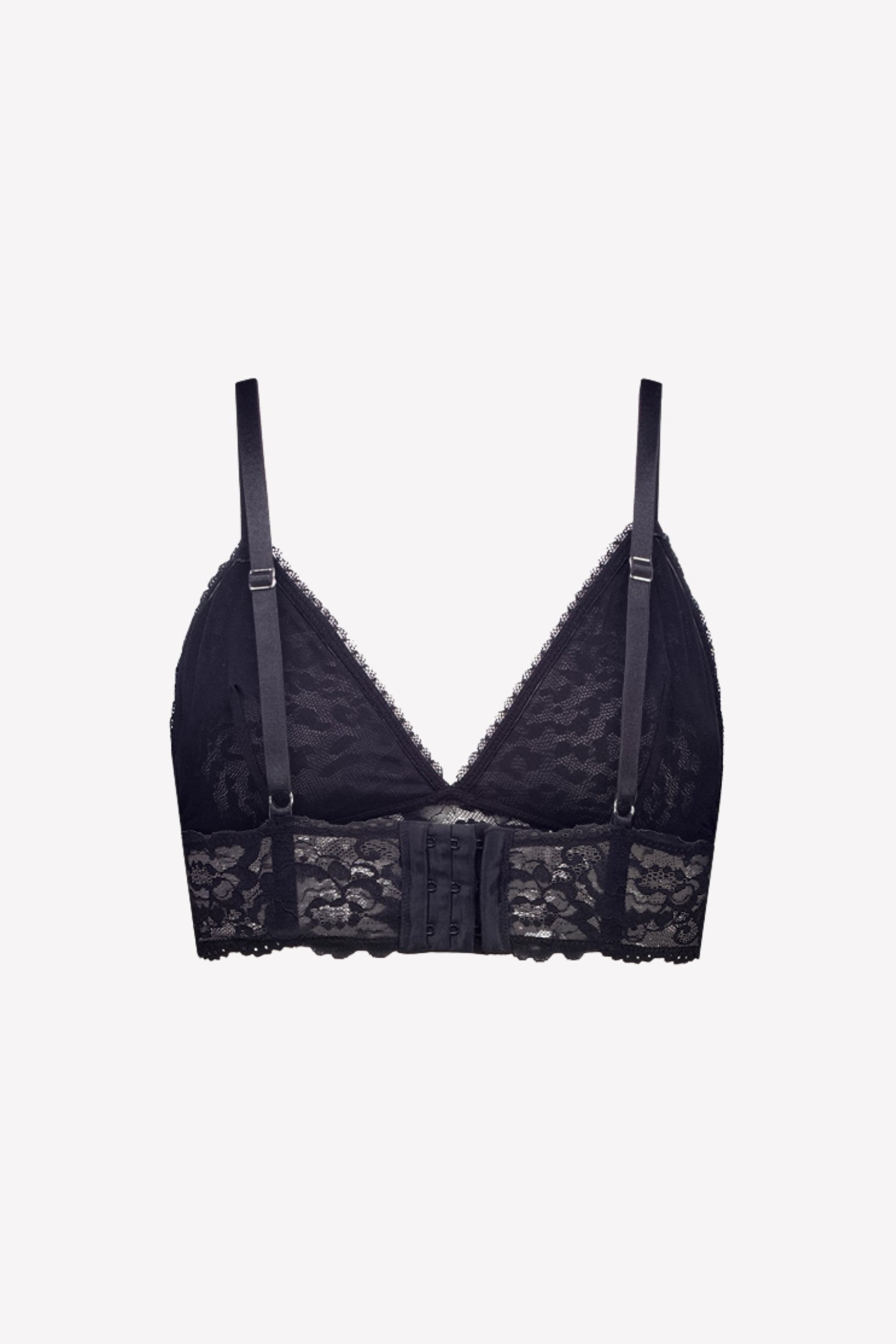 Ava Lace Bralette Black