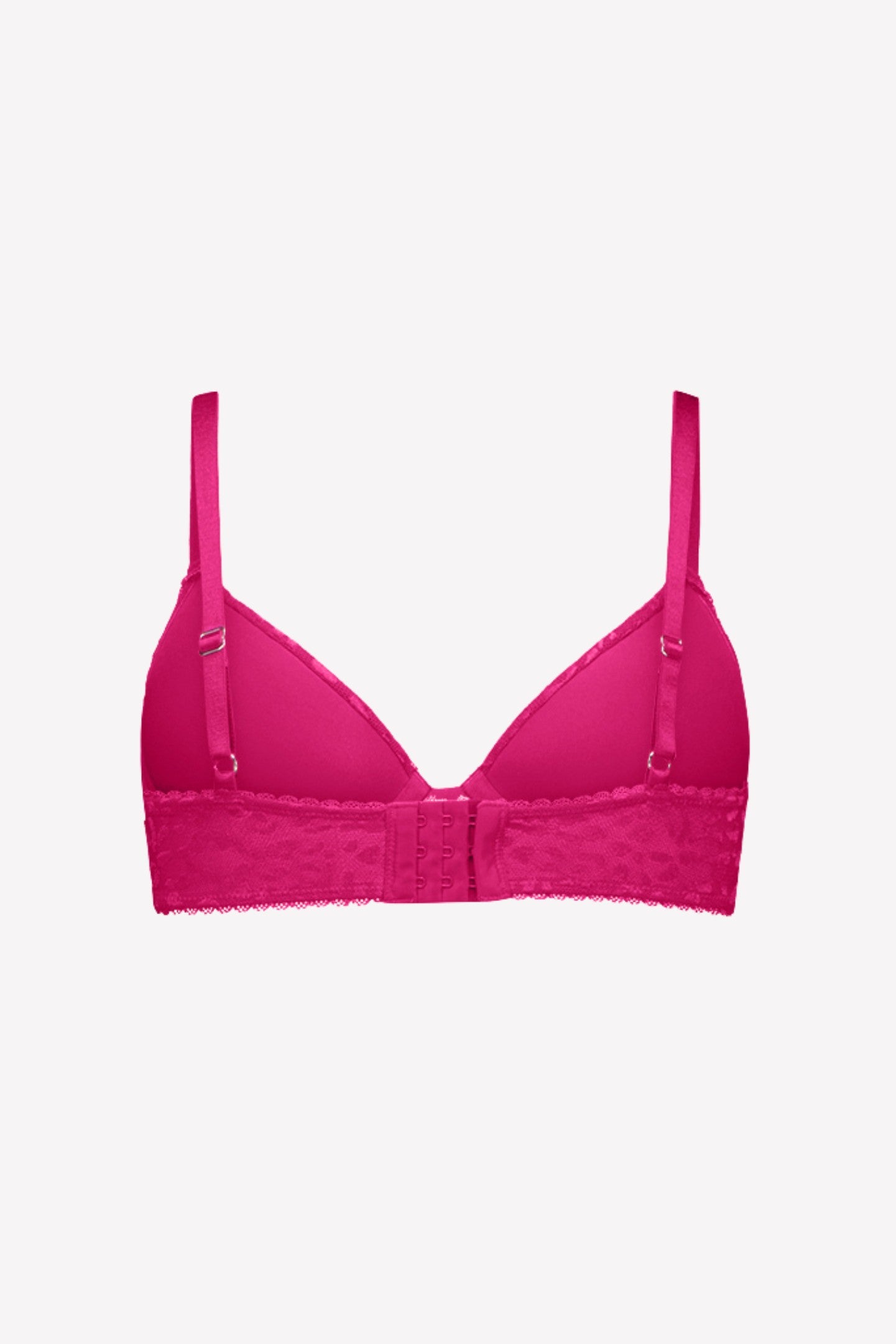 Ava Lace Demi Cup Bra Cherry