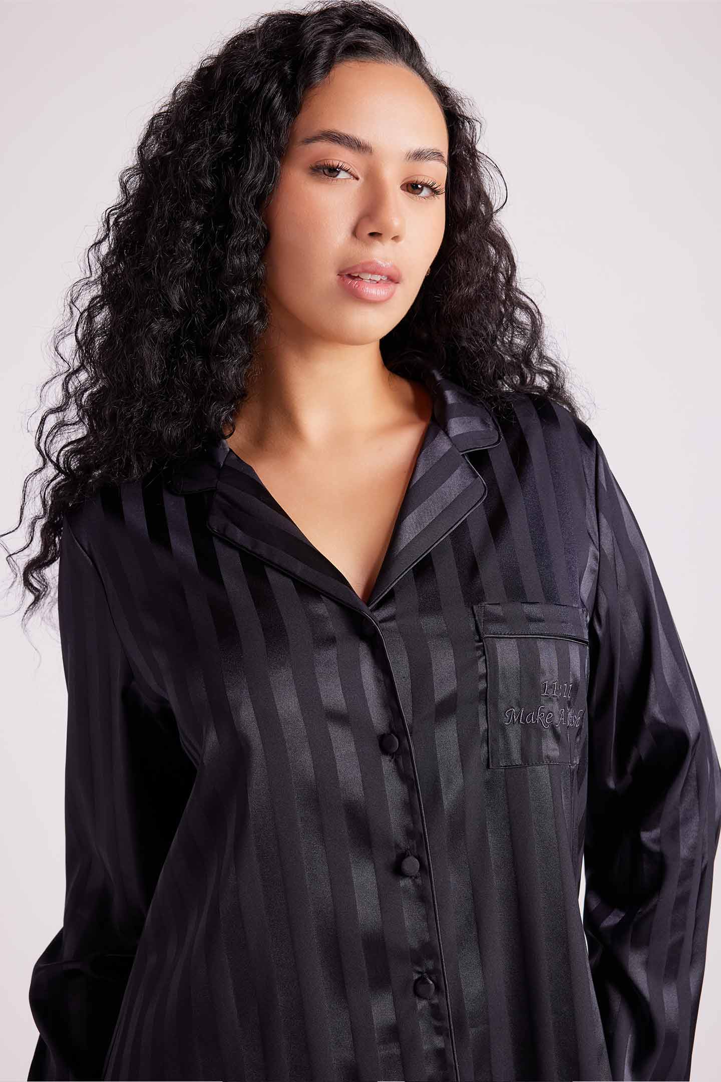 Valentina Satin Long Pyjama Set