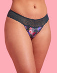 Luxe Microfibre & Lace G-string
