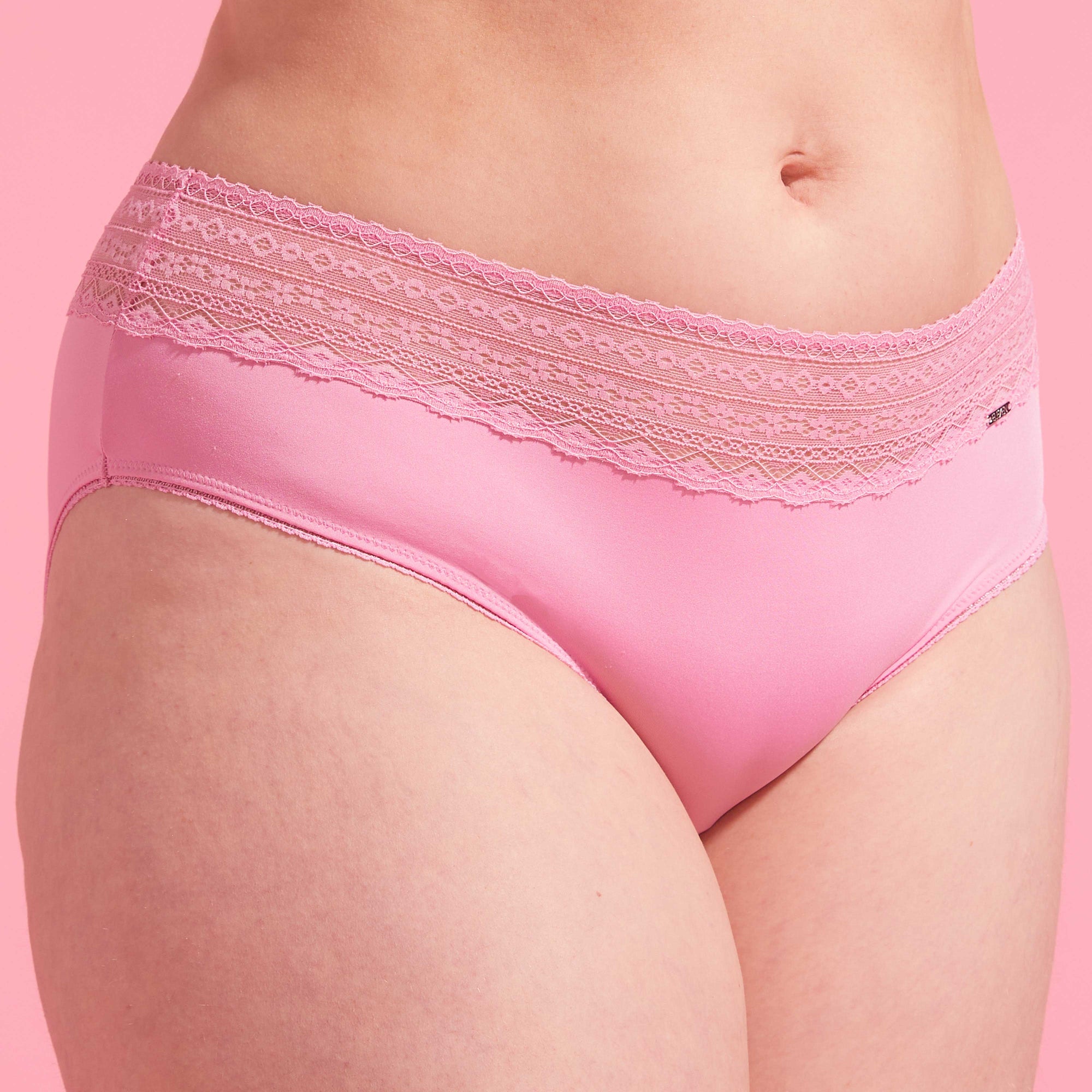 Luxe Microfiber Boyleg Brief Pink